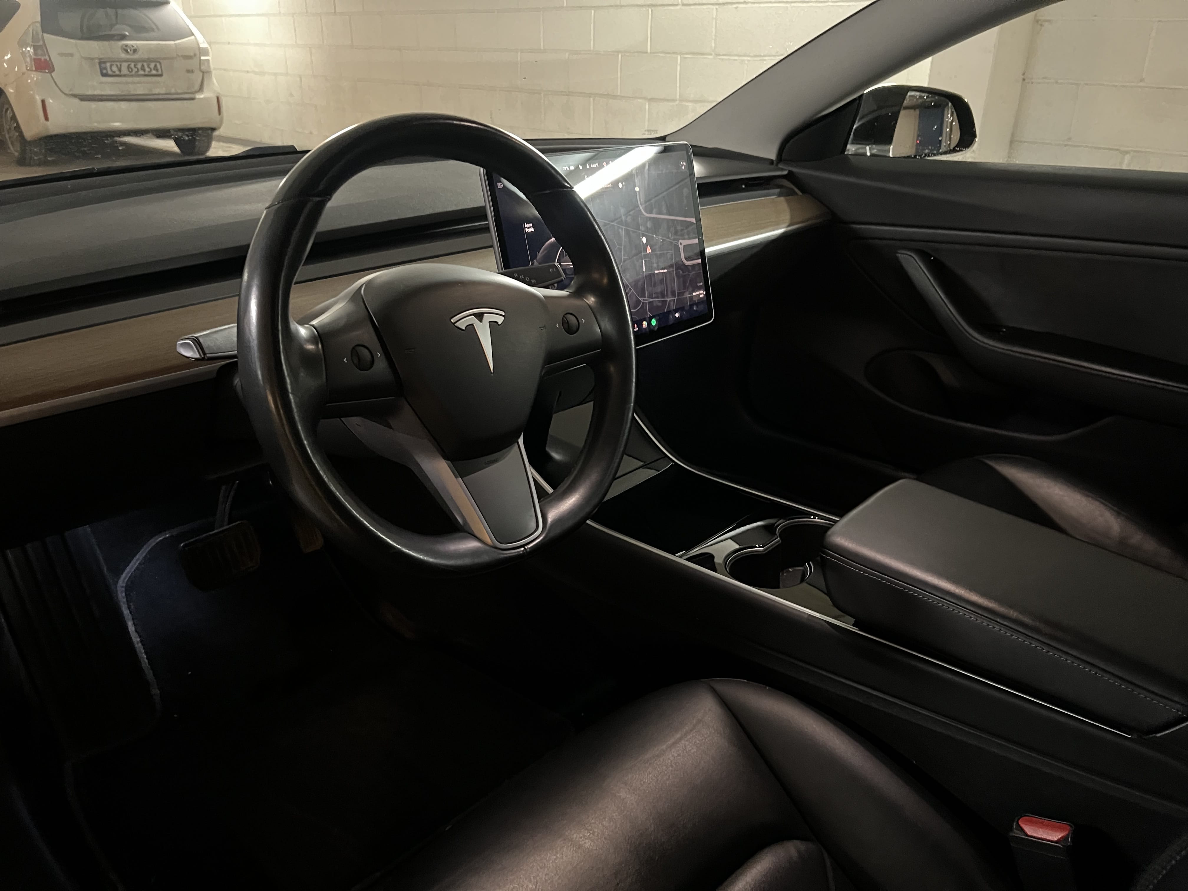 Tesla Model 3 Long Range med Ryggekamera