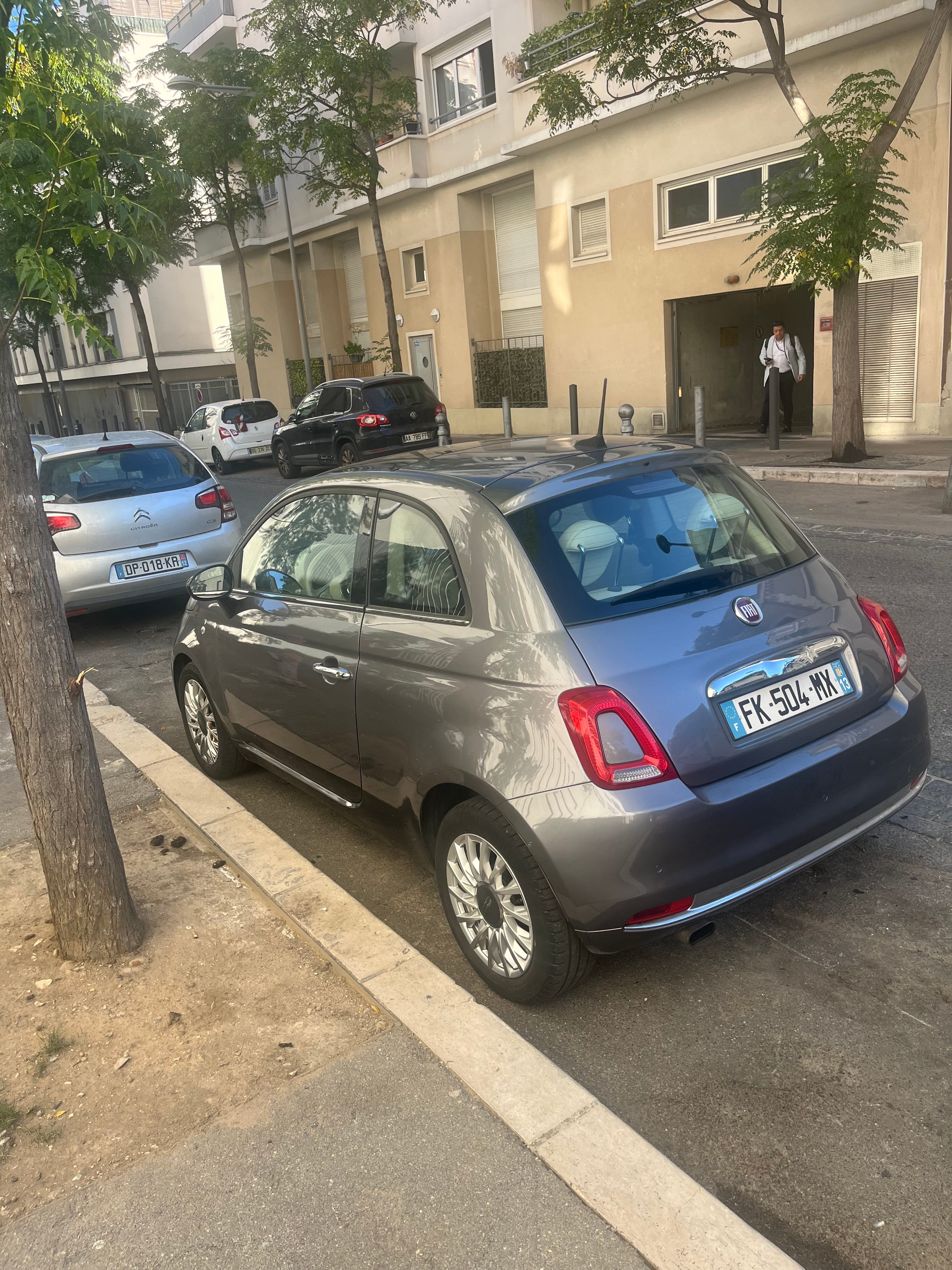Fiat 500 avec GPS