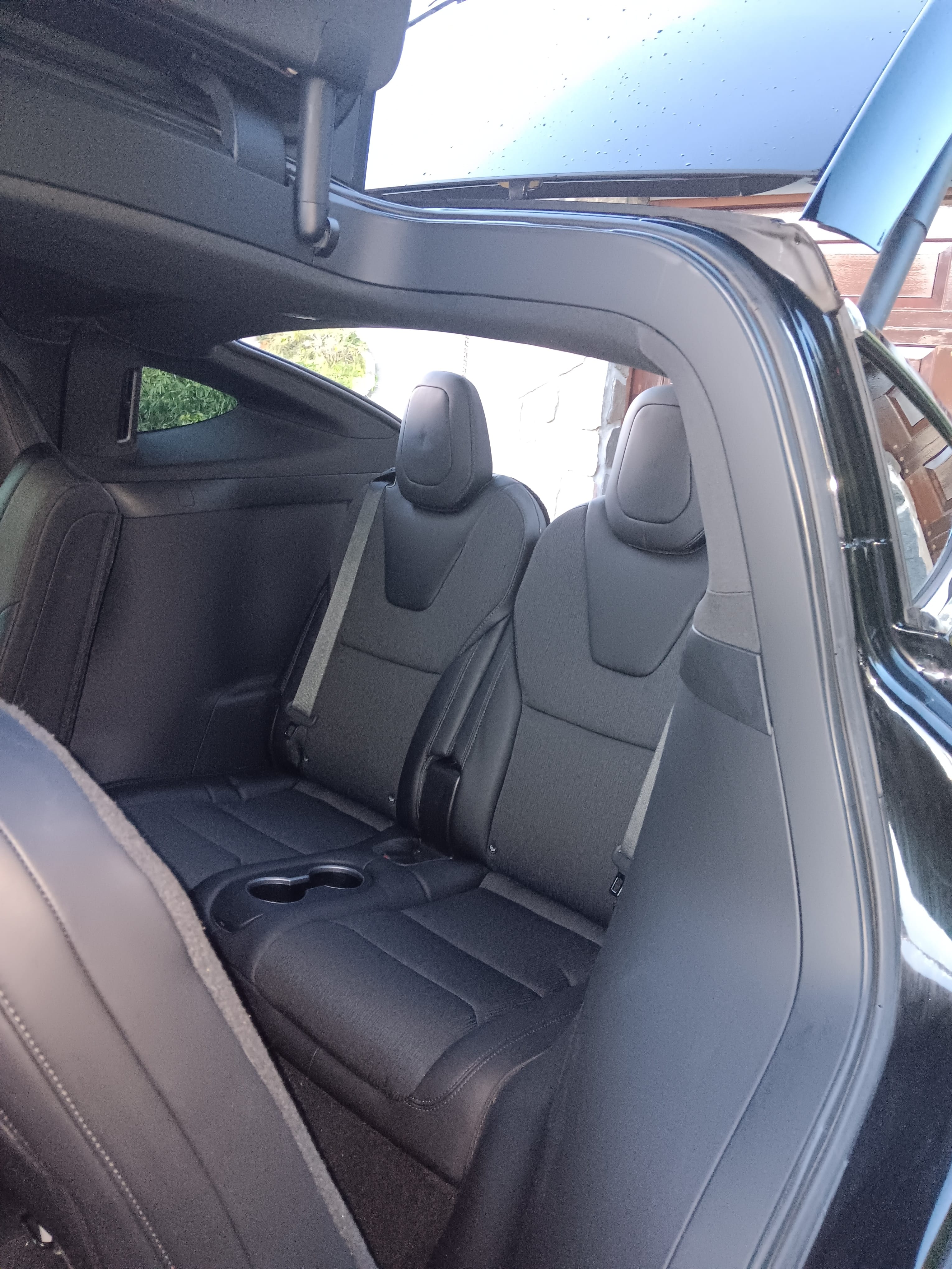 Tesla Model X med Babysete