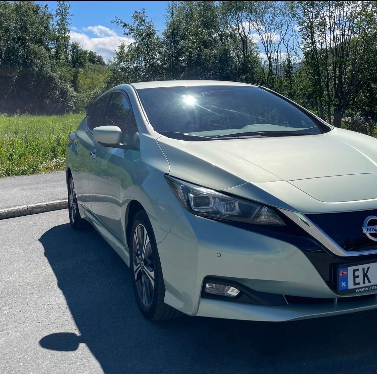 Nissan Leaf mit Klimaanlage