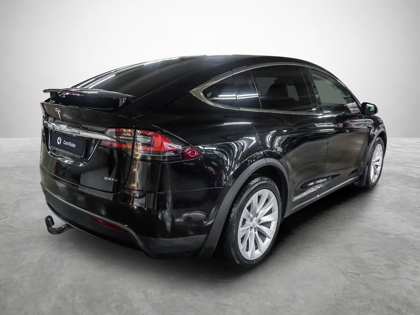 Tesla Model X med Ryggekamera