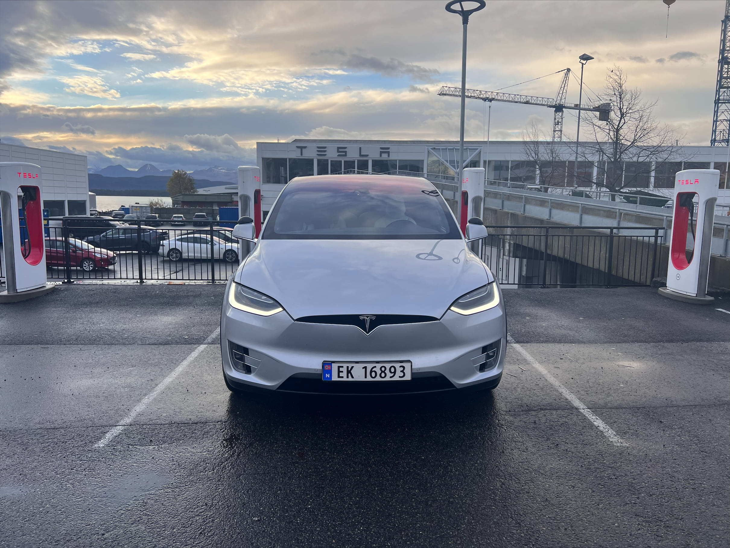 Tesla Model X med Aircondition