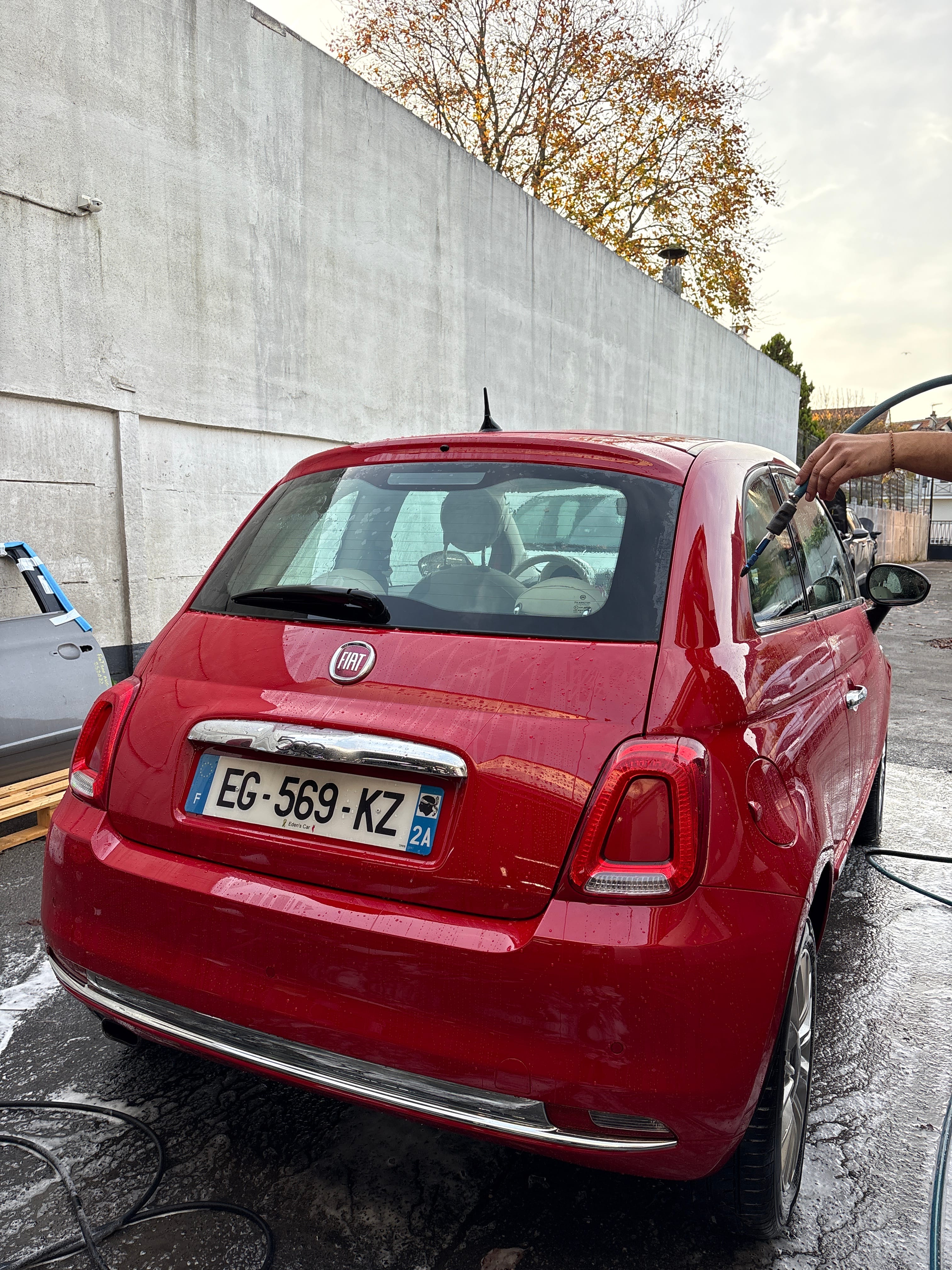 Fiat 500 avec GPS