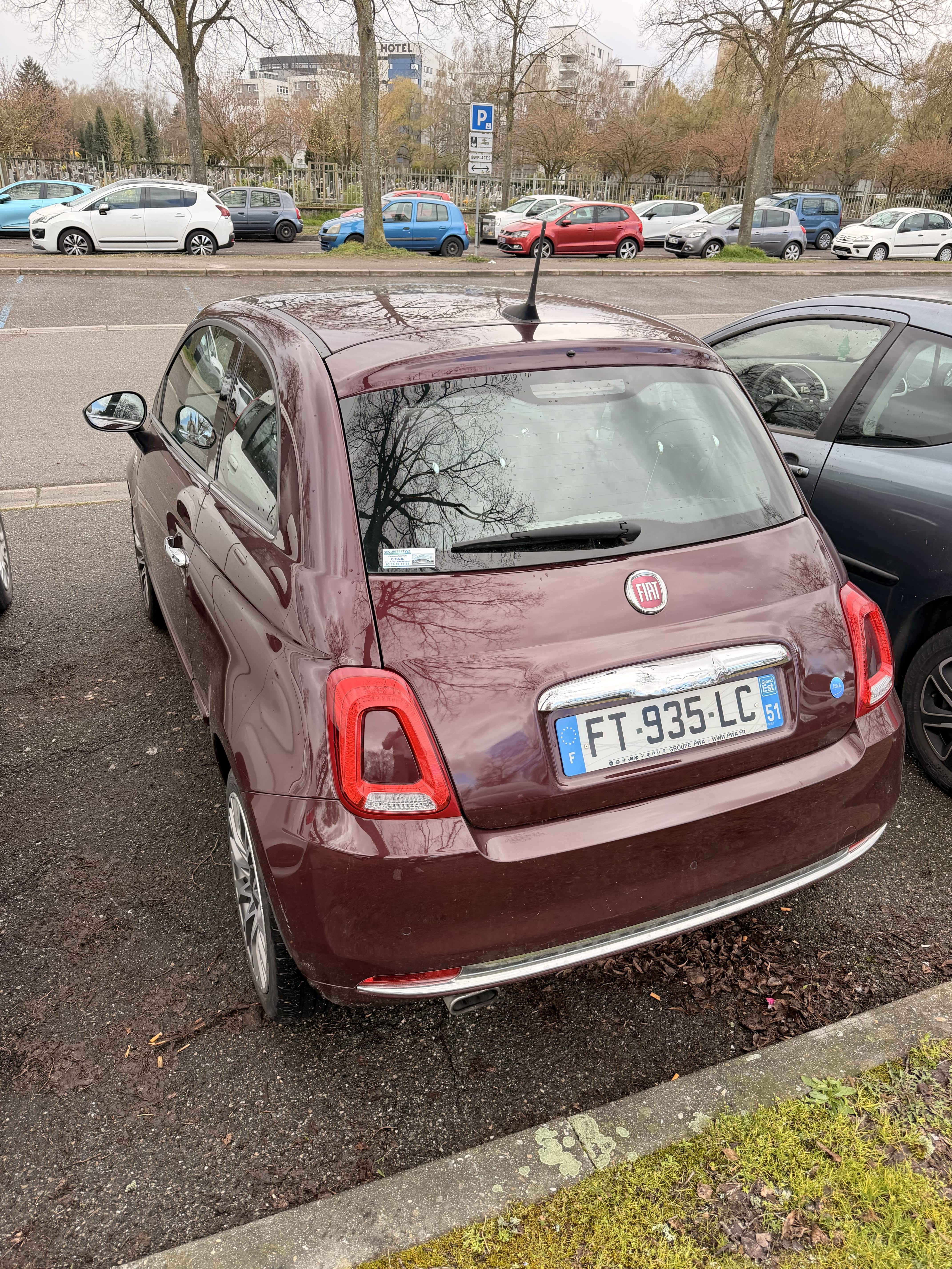 Fiat 500 avec GPS