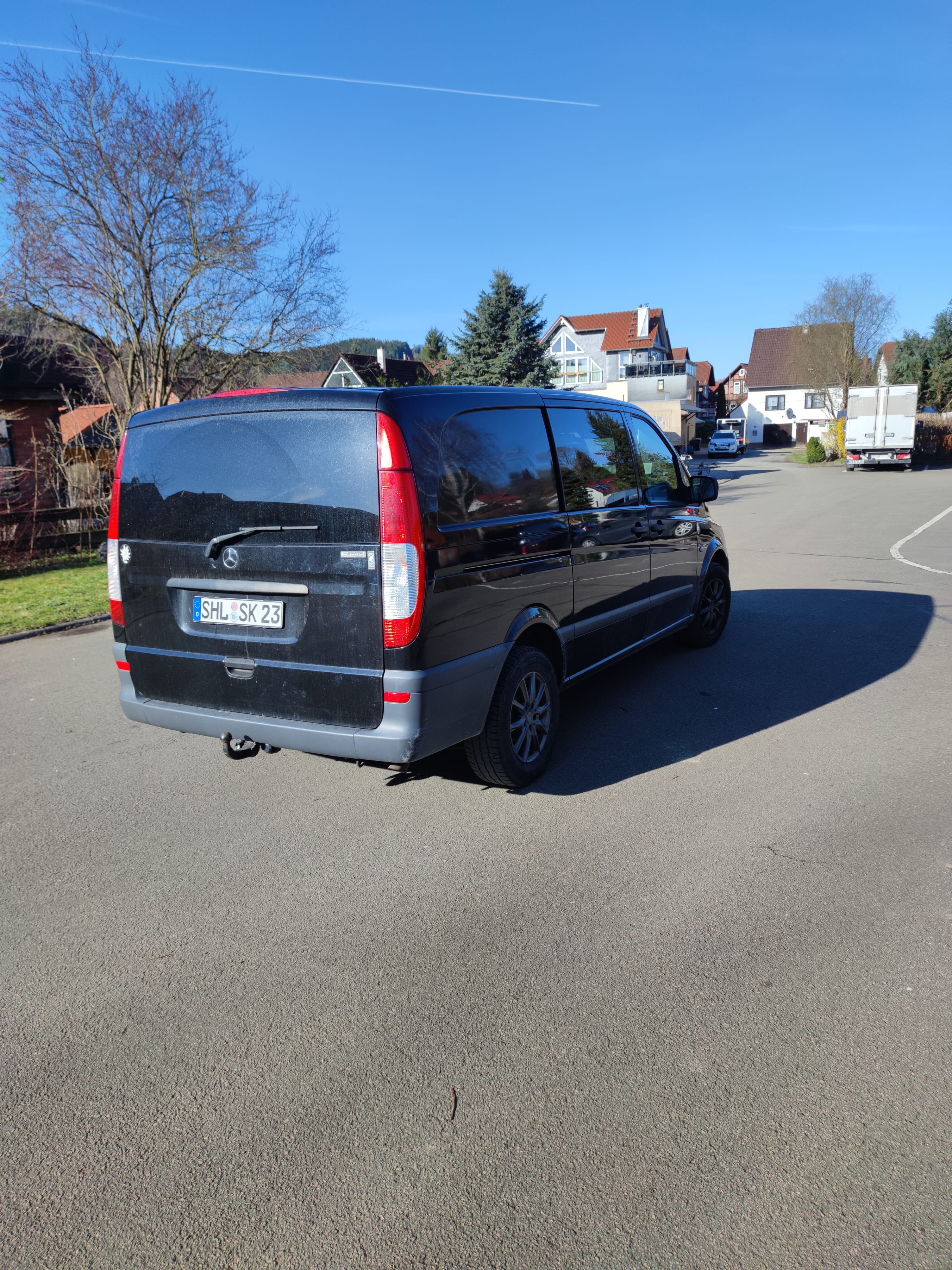 Mercedes Vito mit Fahrradträger