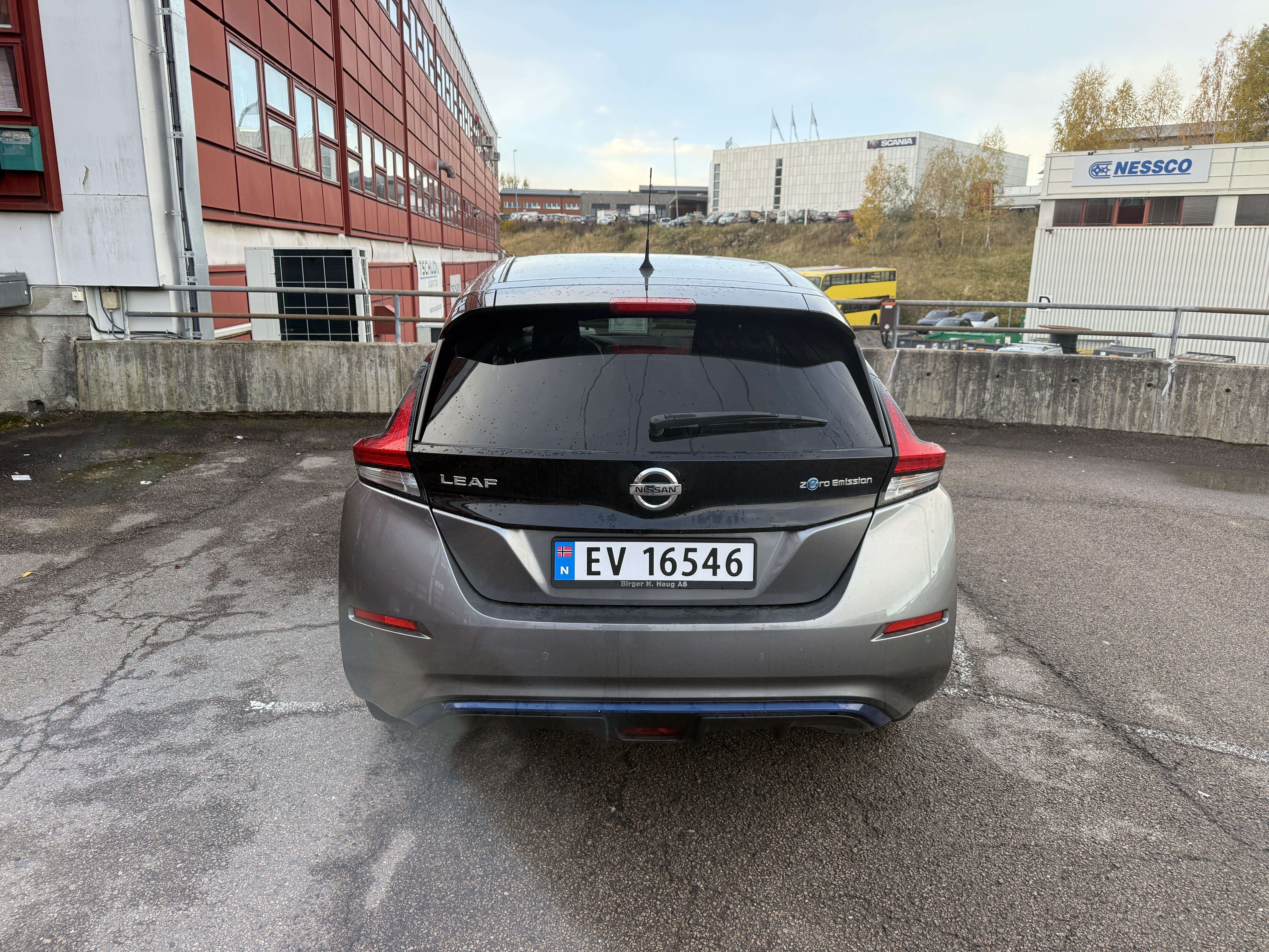 Nissan Leaf med GPS