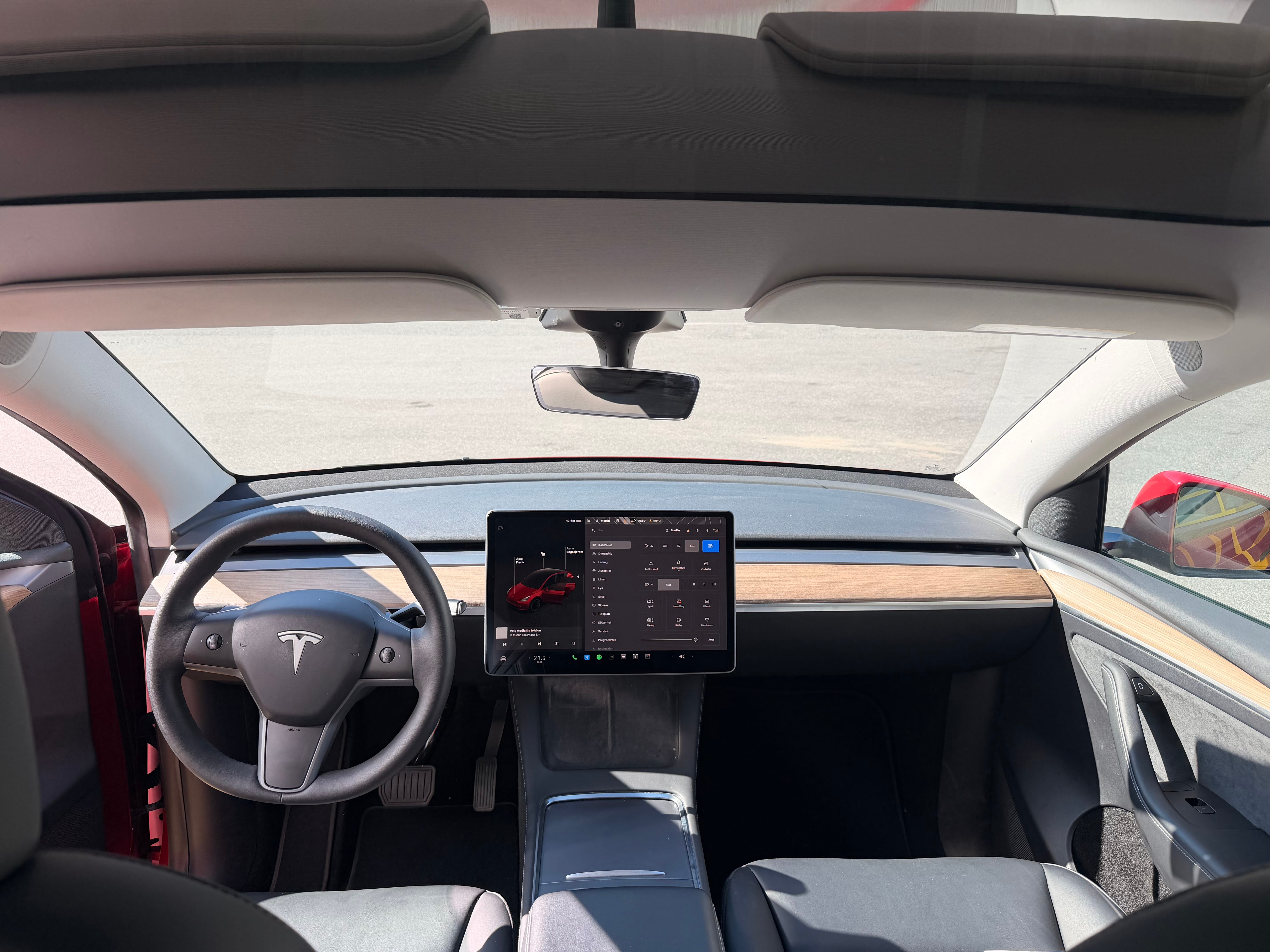 Tesla Model Y Long Range med Ryggekamera