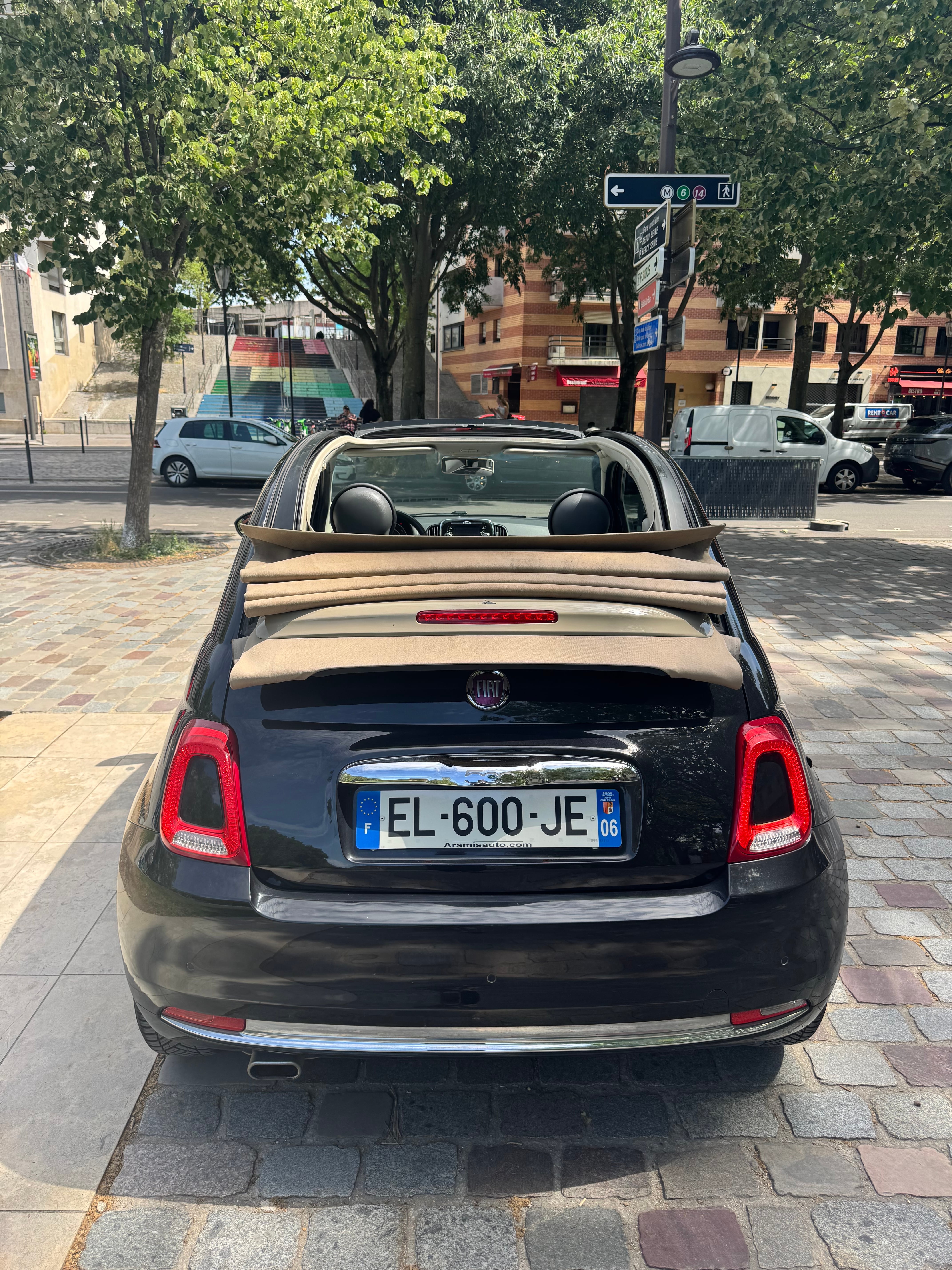 Fiat 500 C avec Régulateur de vitesse