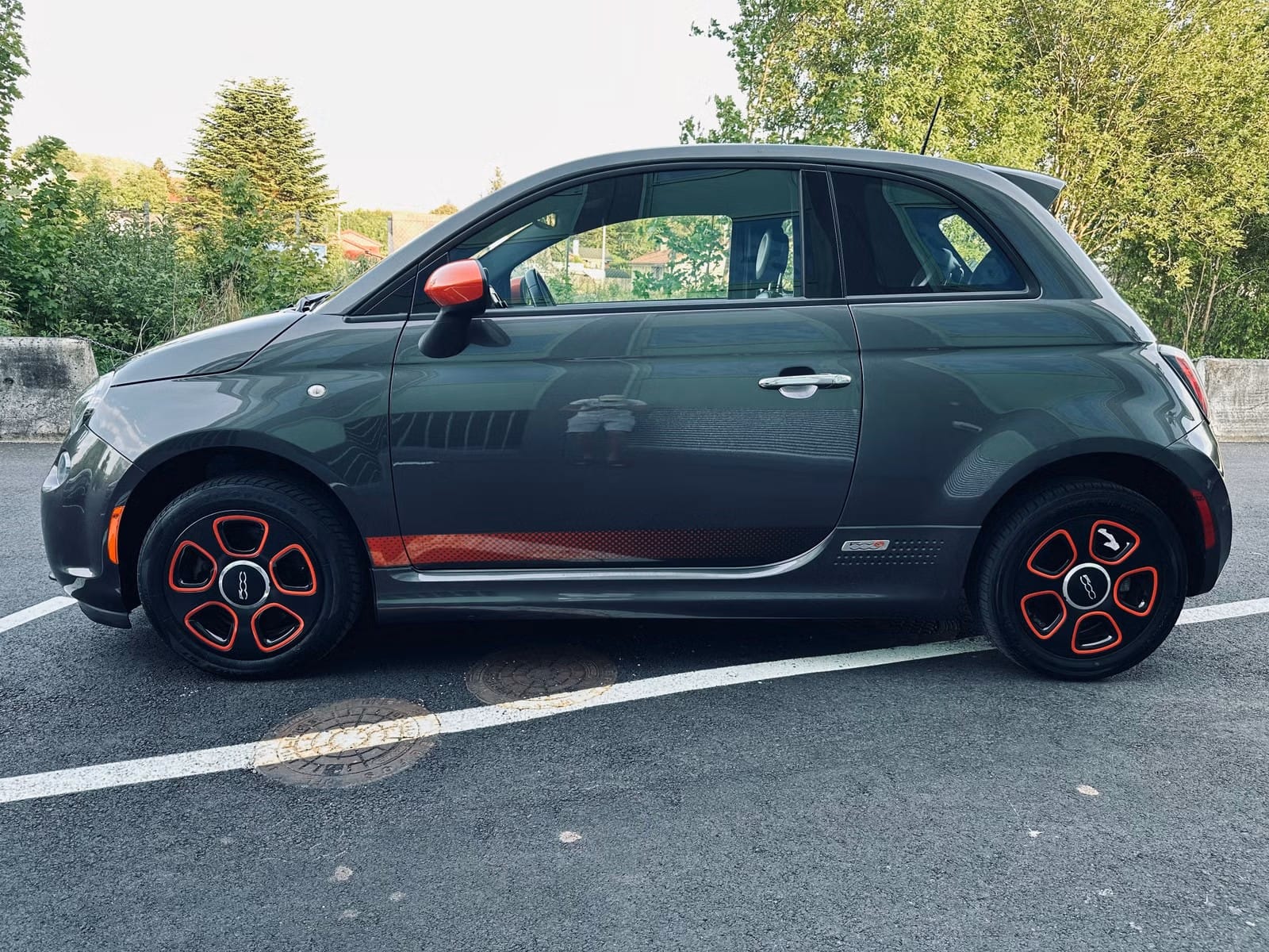 Fiat 500e med Aircondition