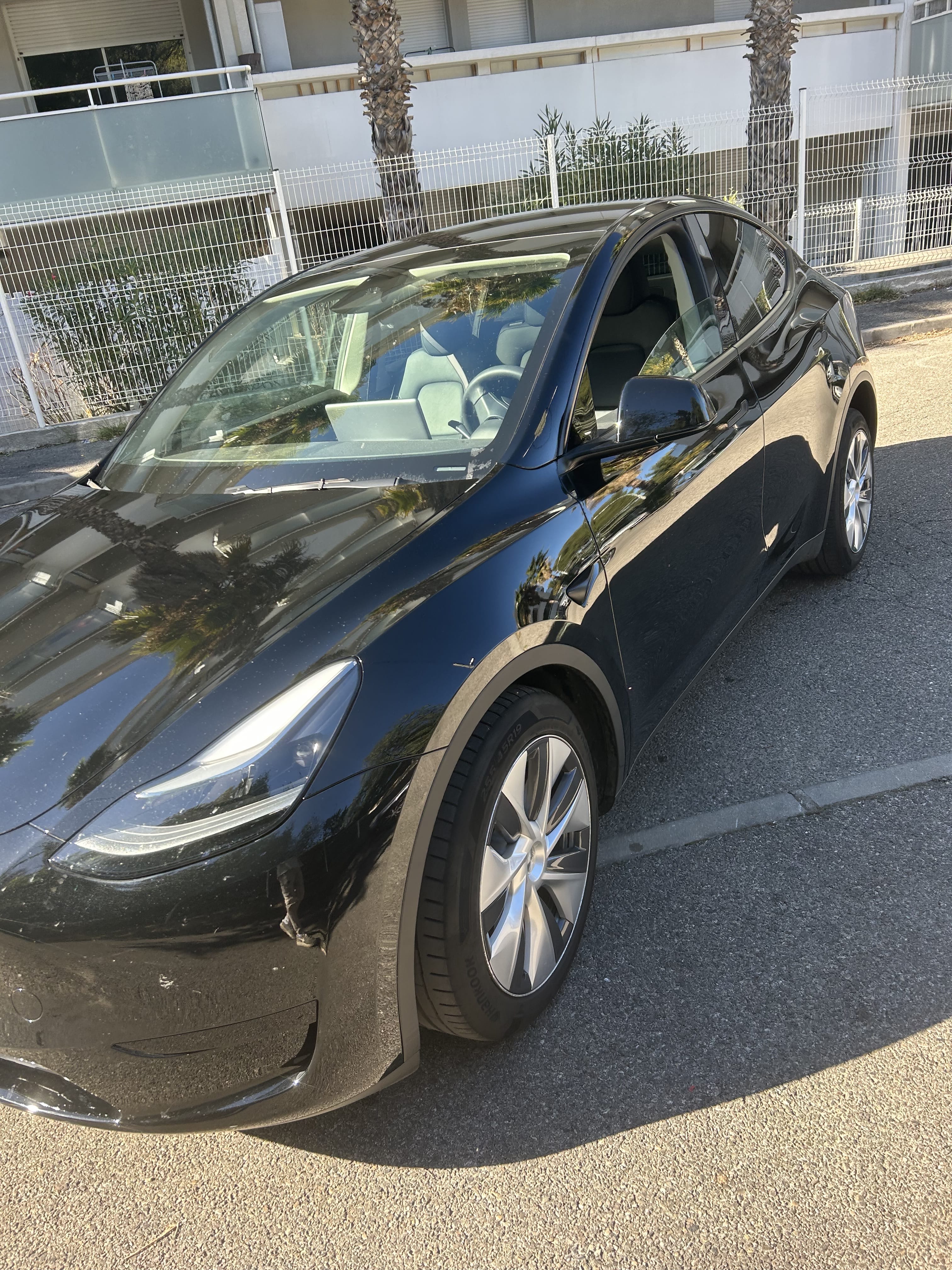 Tesla Model Y with Bluetooth audio