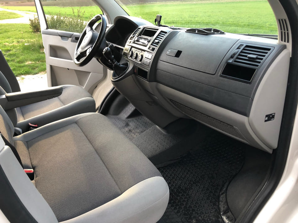 Volkswagen Transporter med Dashcam