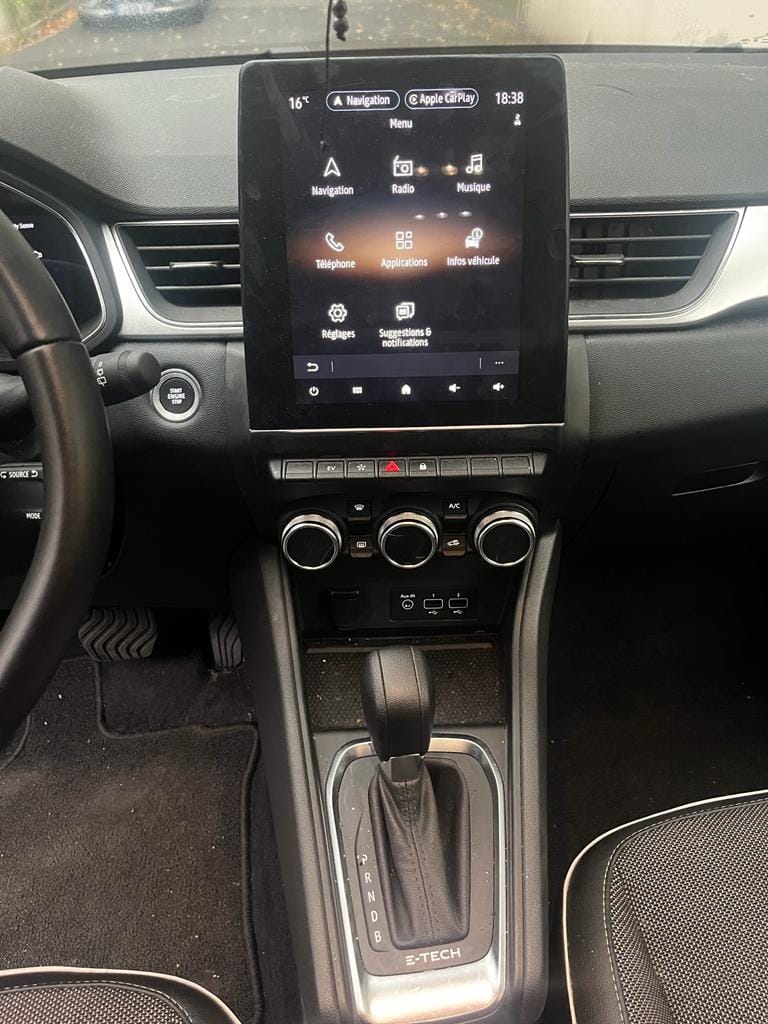 Renault Captur avec Apple CarPlay