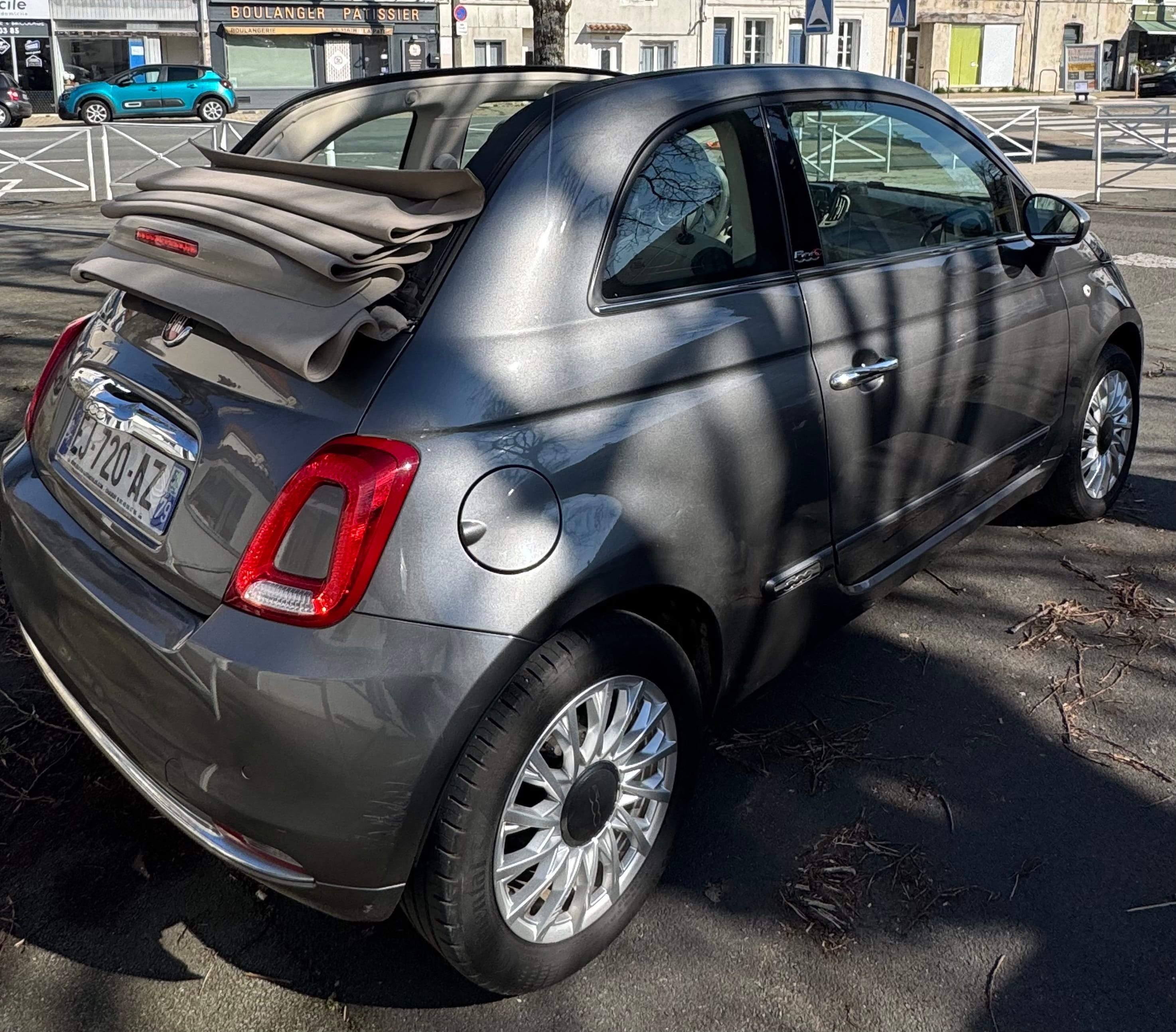 Fiat 500 C 1.2 Mpi LOUNGE avec Climatisation