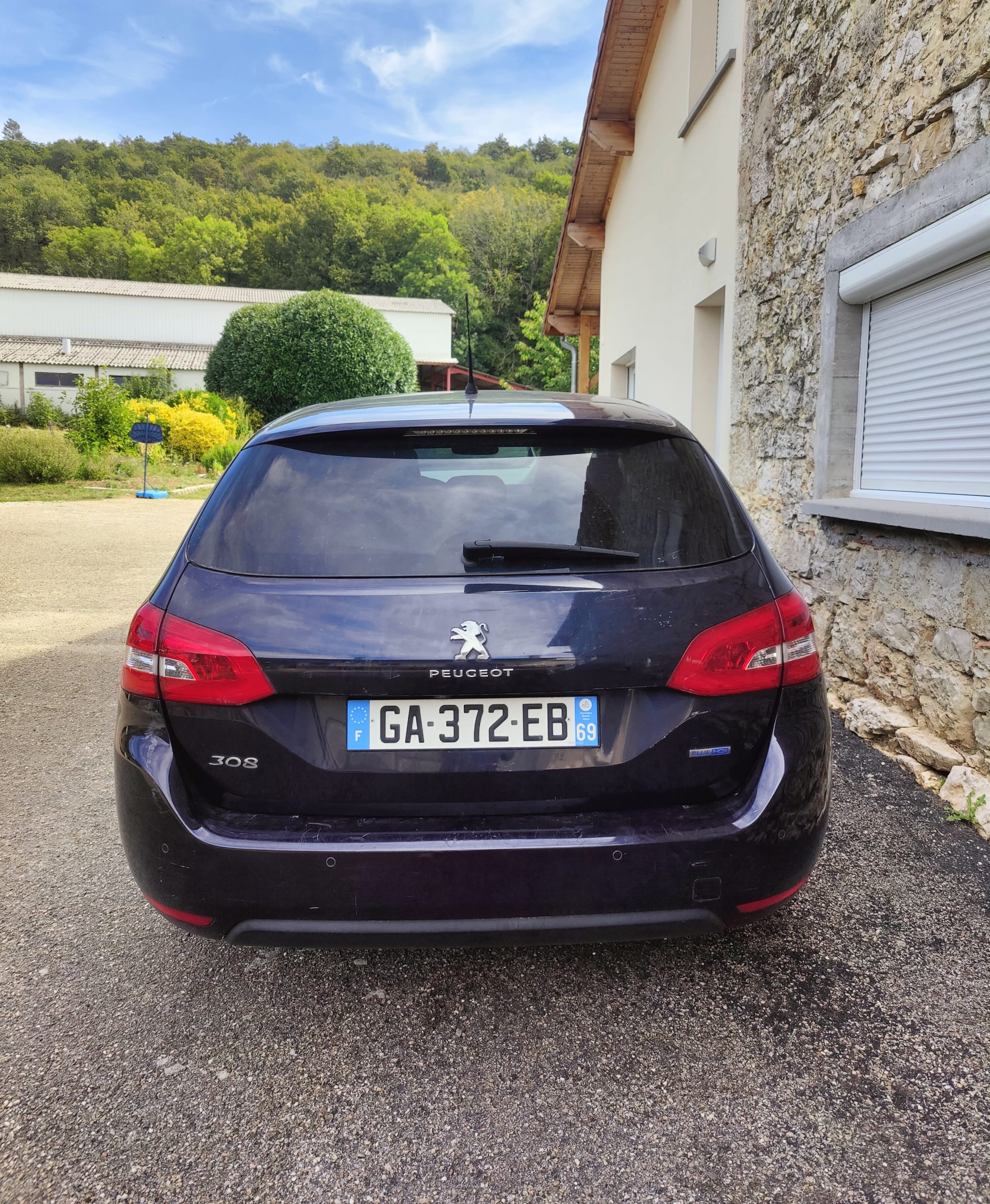 Peugeot 308 SW avec Pneus neige