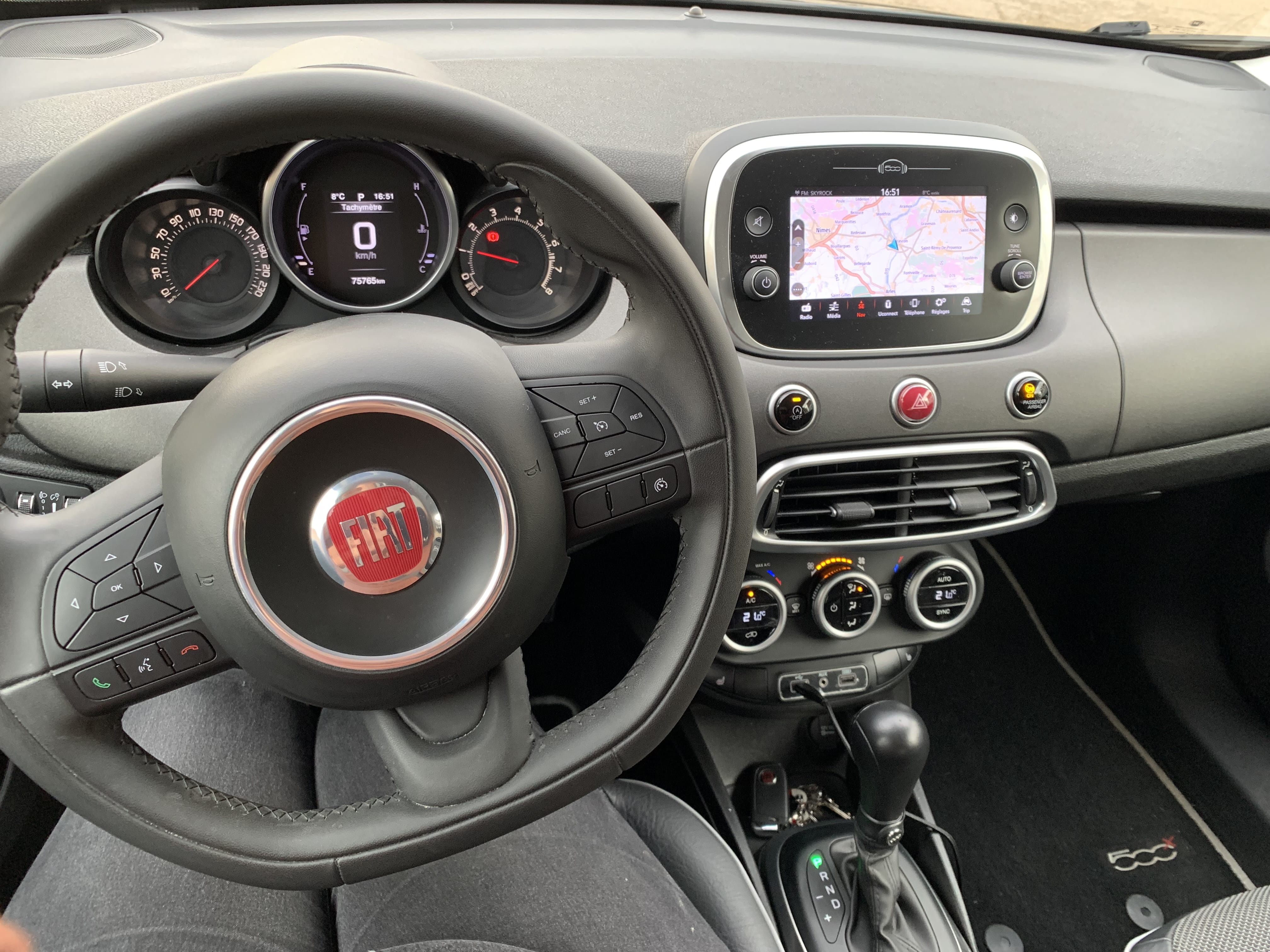 Fiat 500 X avec Siège bébé