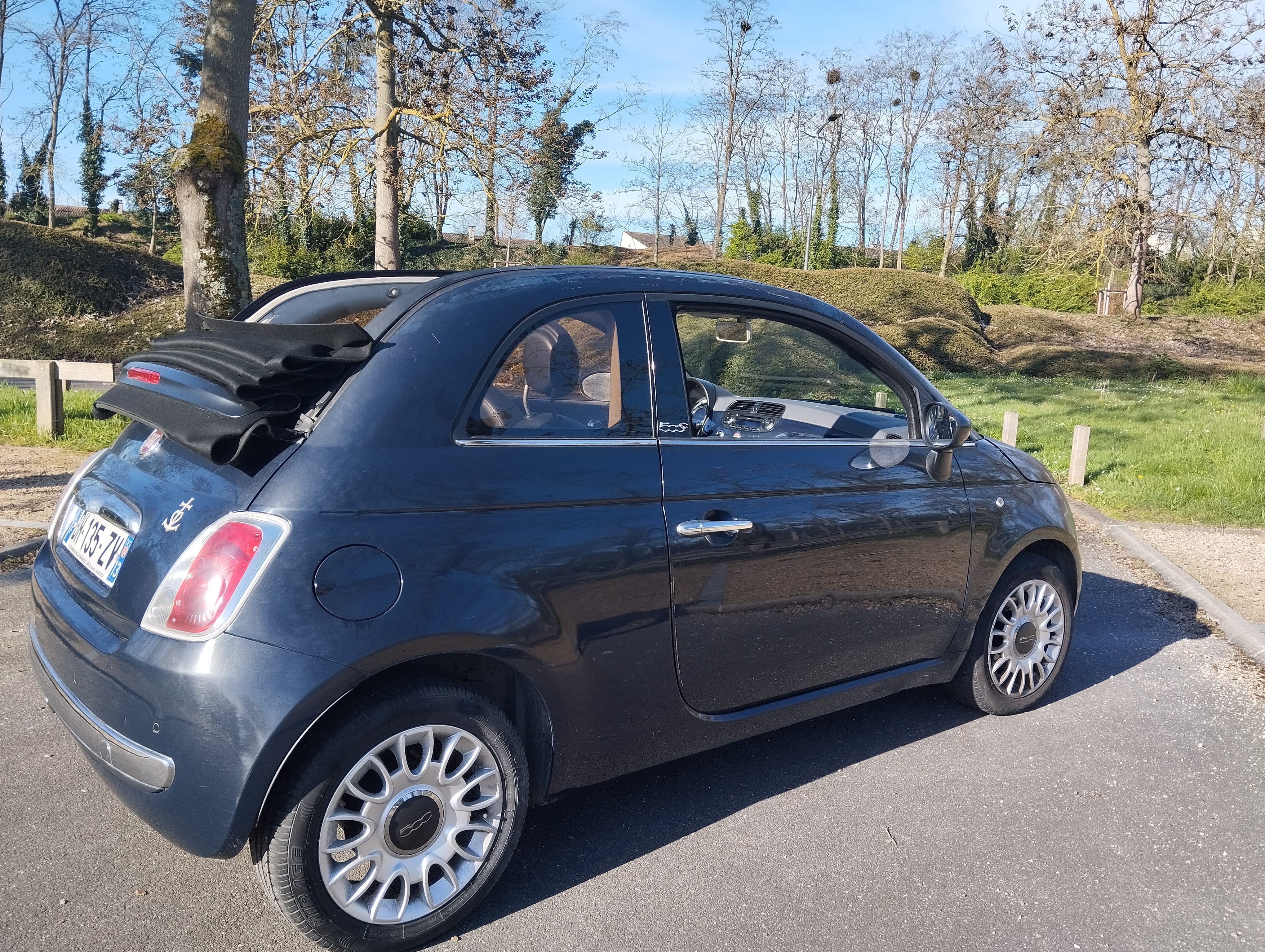 Fiat 500 C avec GPS