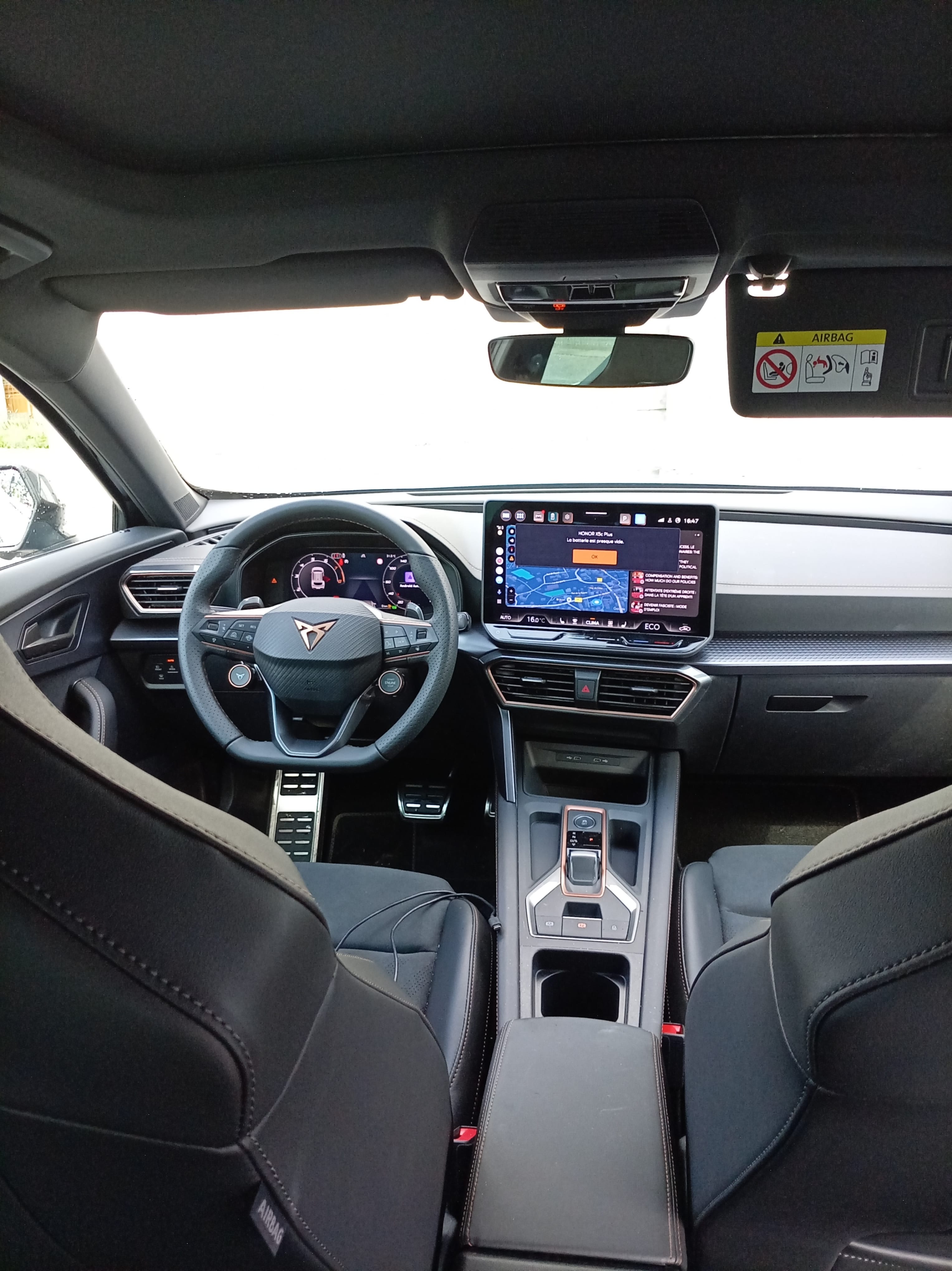 Cupra Formentor avec GPS