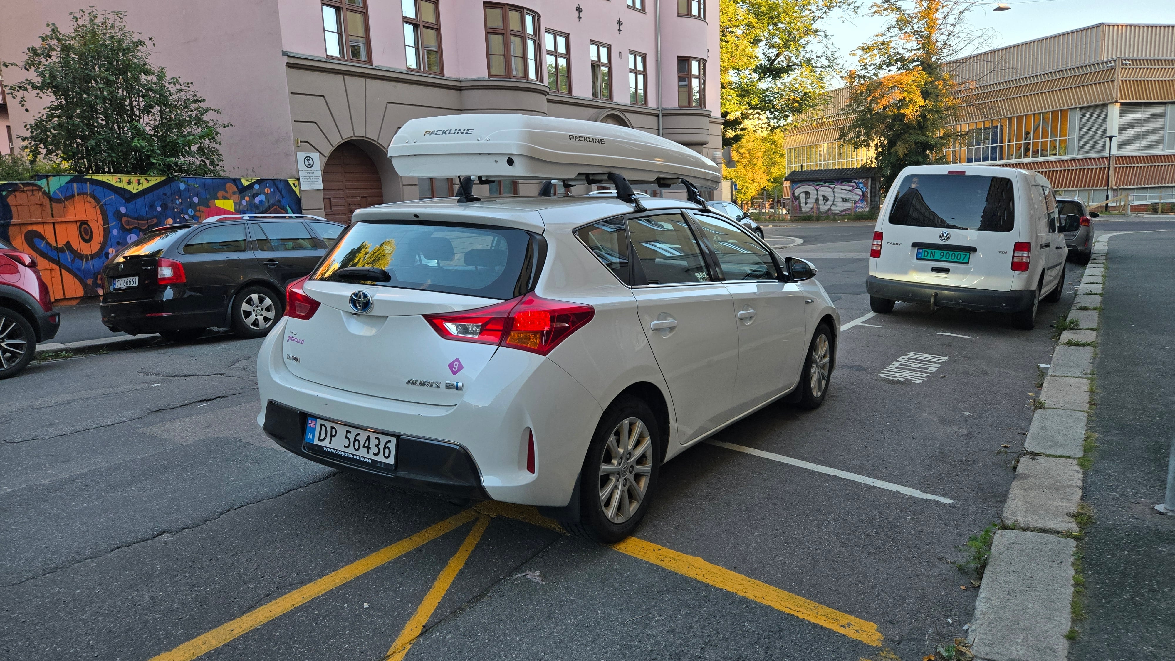 Toyota Auris 1,8 Hybrid, Automat, skiboks med GPS