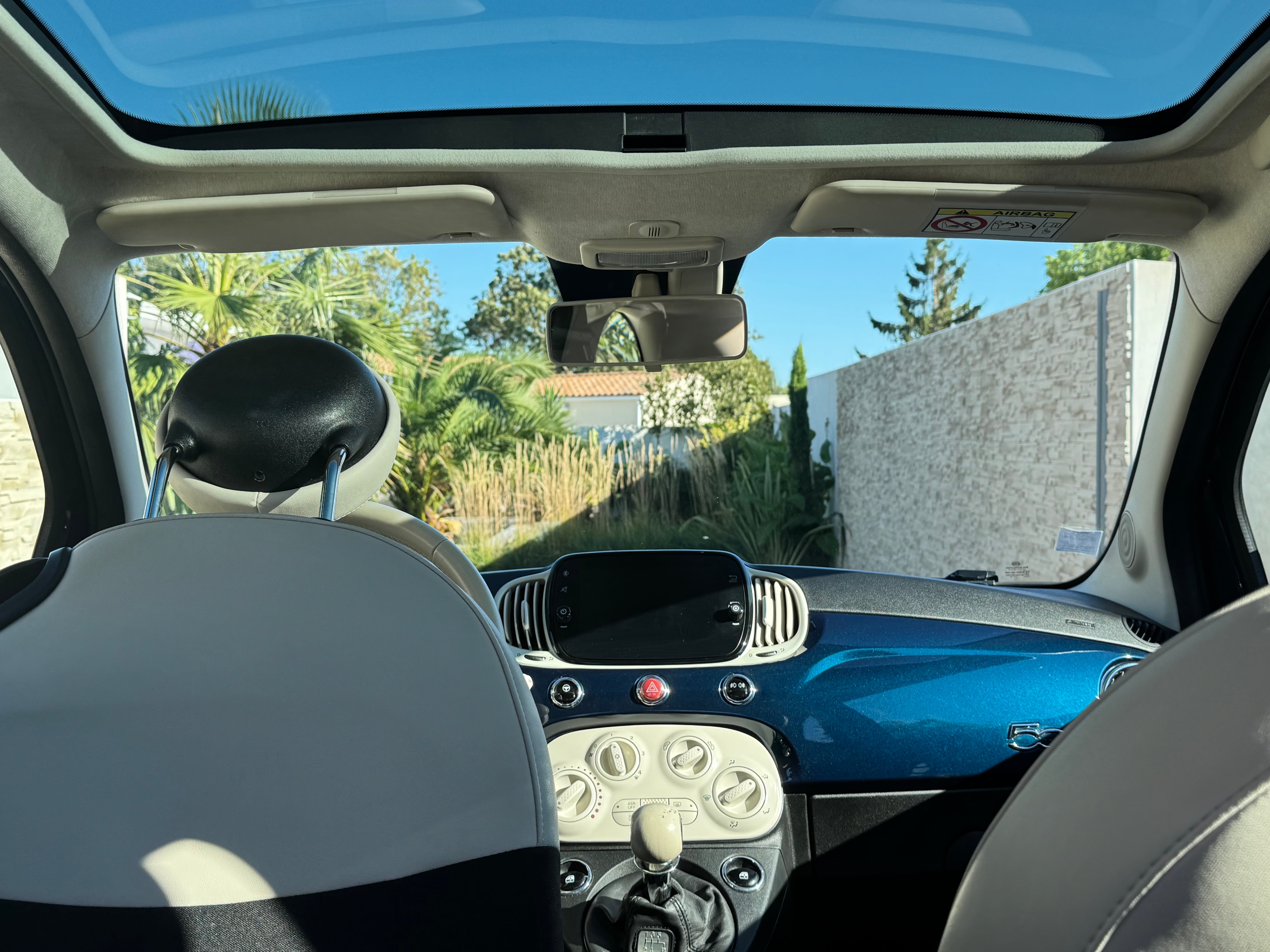 Fiat 500 LOUNGE TOIT PANORAMIQUE avec Audio Bluetooth