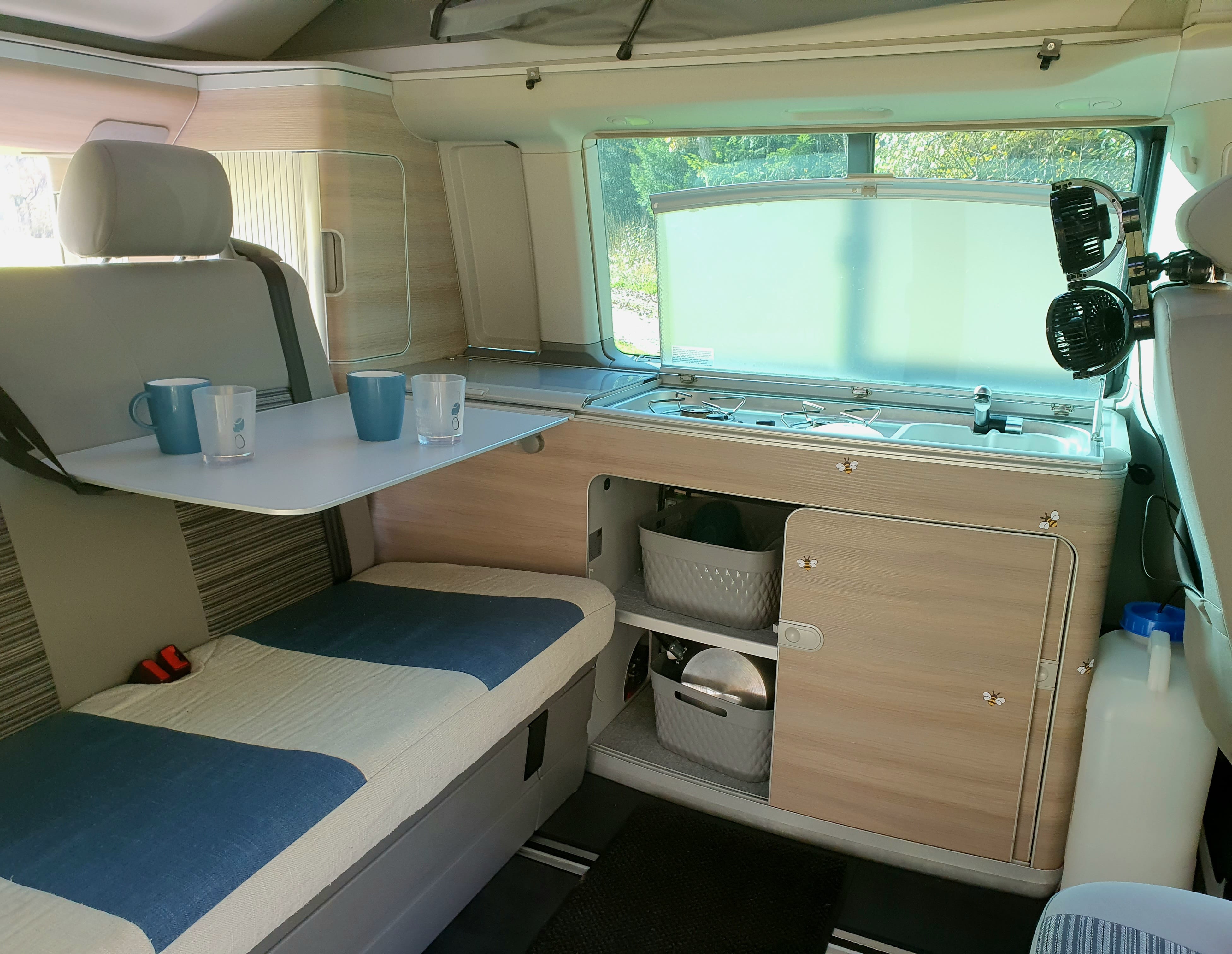 Volkswagen Transporter Camper 2.0 TDI 140 CALIFORNIA avec Porte-vélos