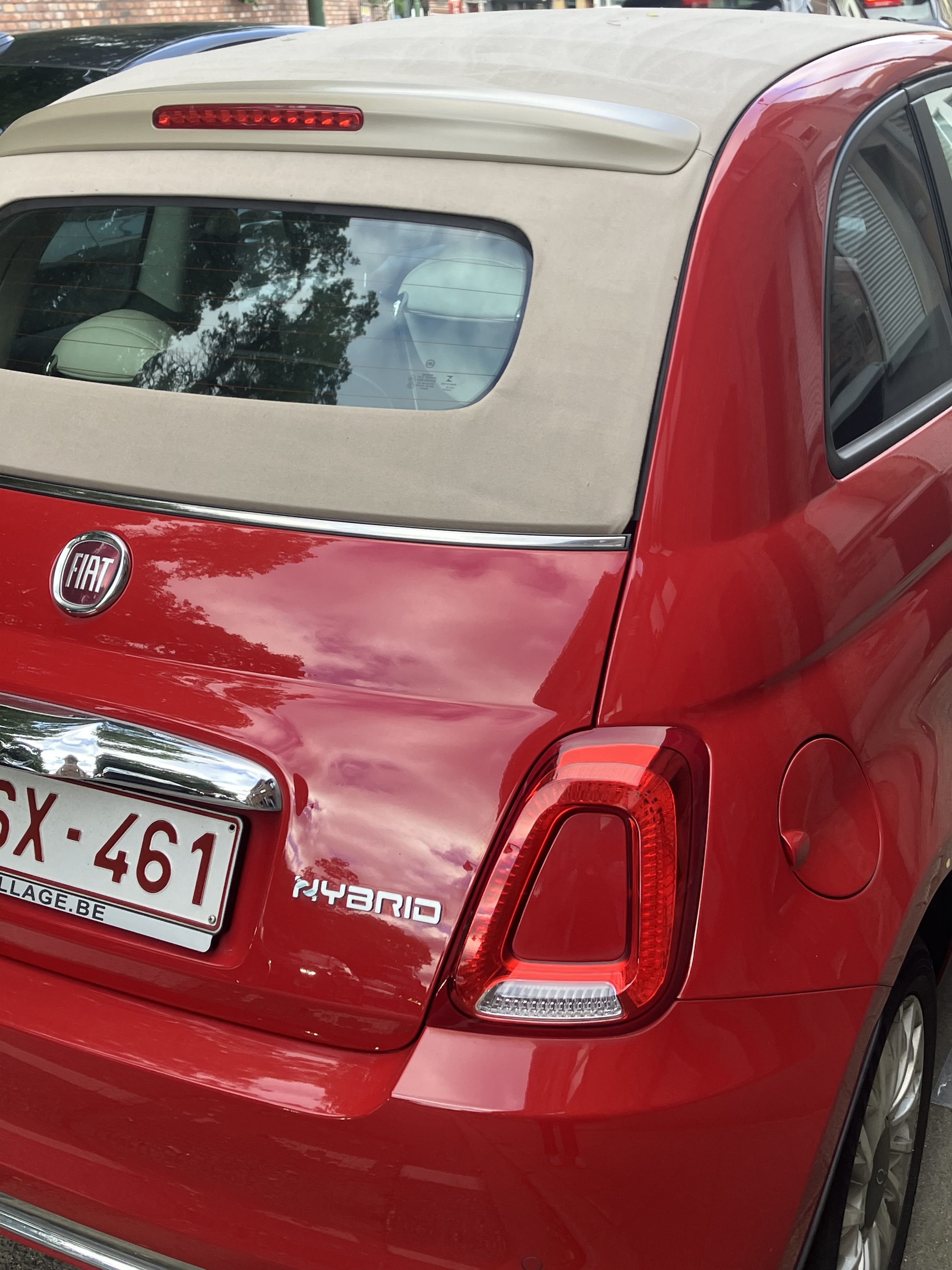 Fiat 500 C met GPS
