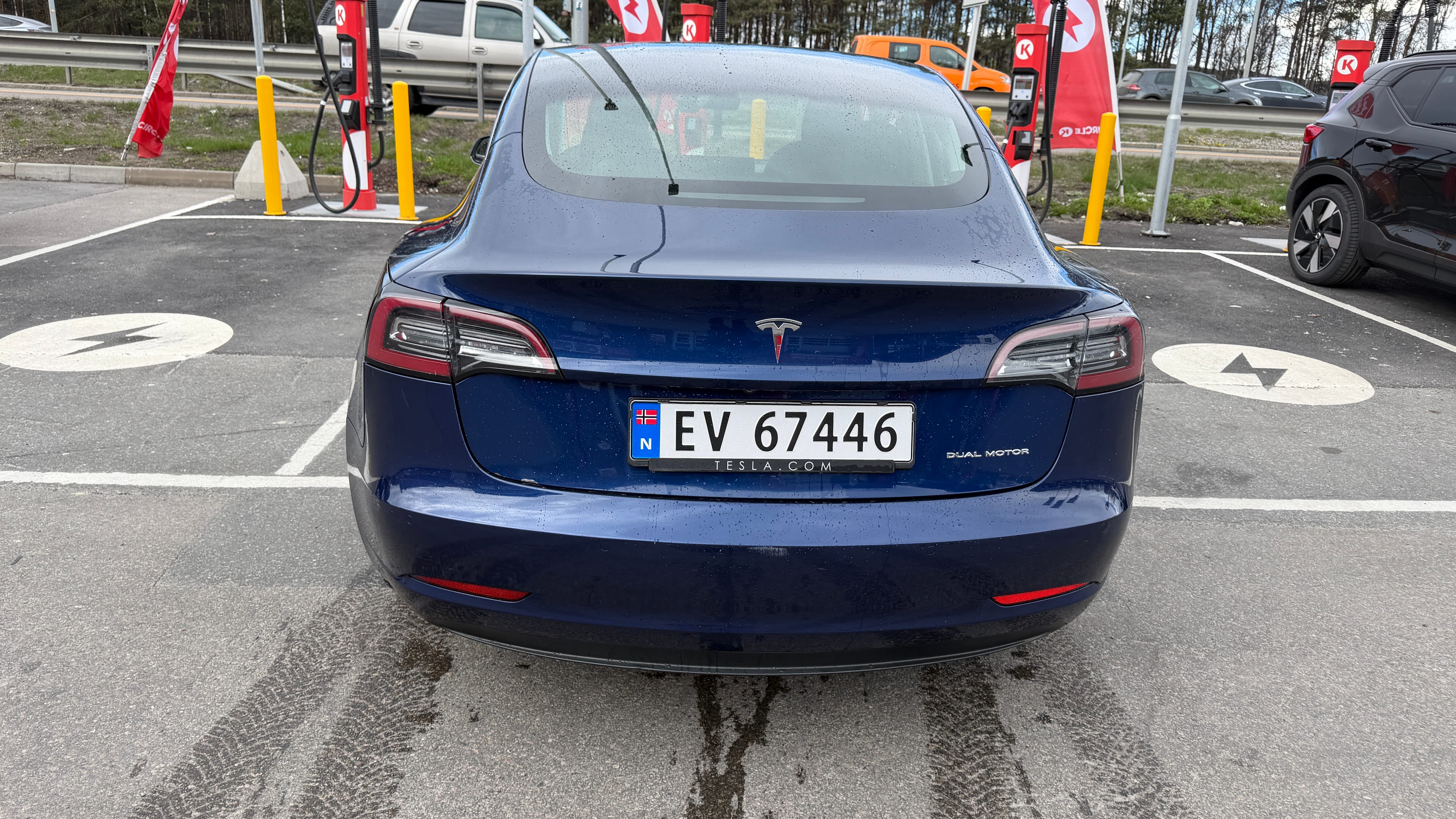 Tesla Model 3 Long Range med Ryggekamera