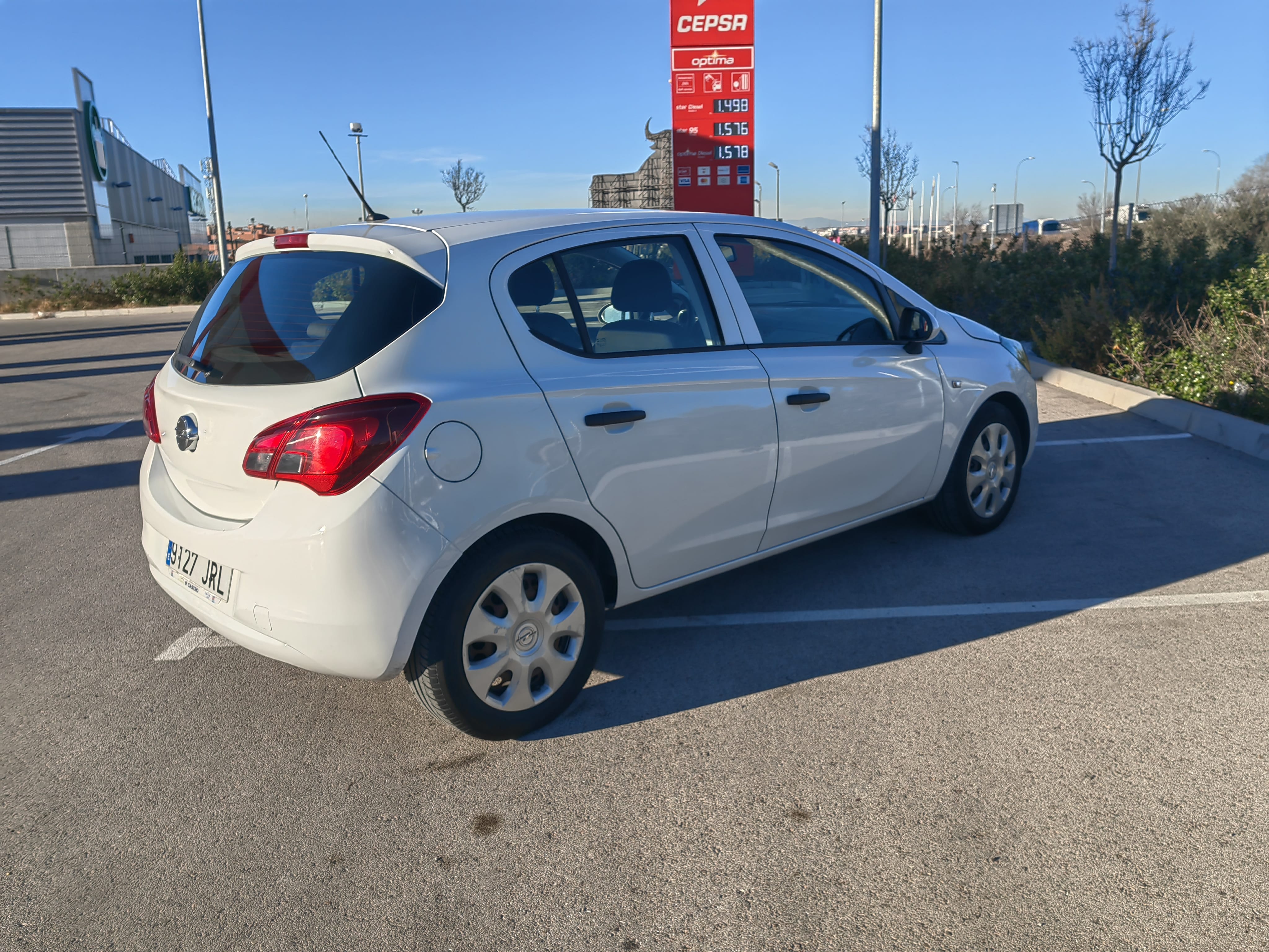 Opel Corsa con Silla infantil