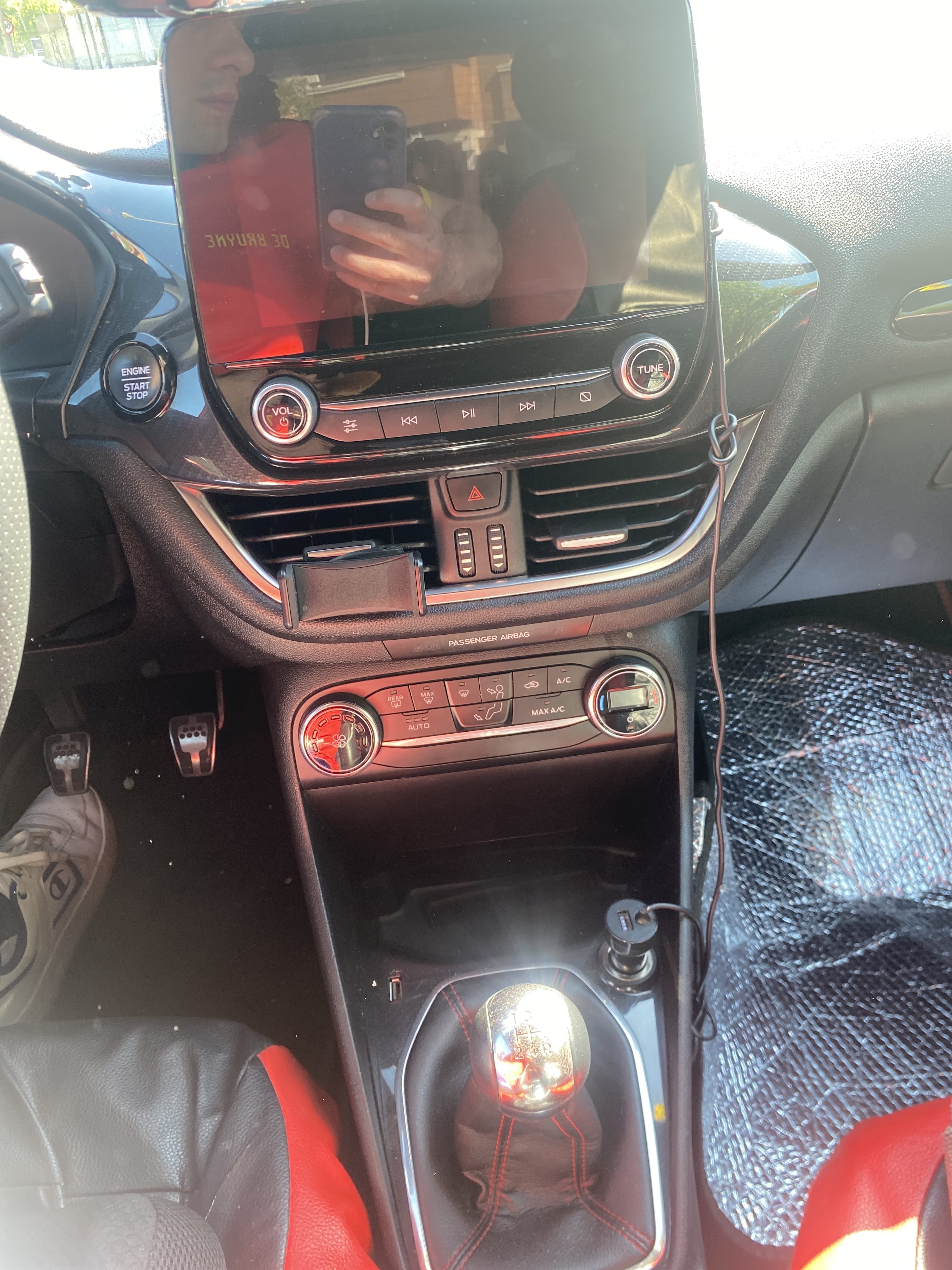 Ford Fiesta ST con Dashcam