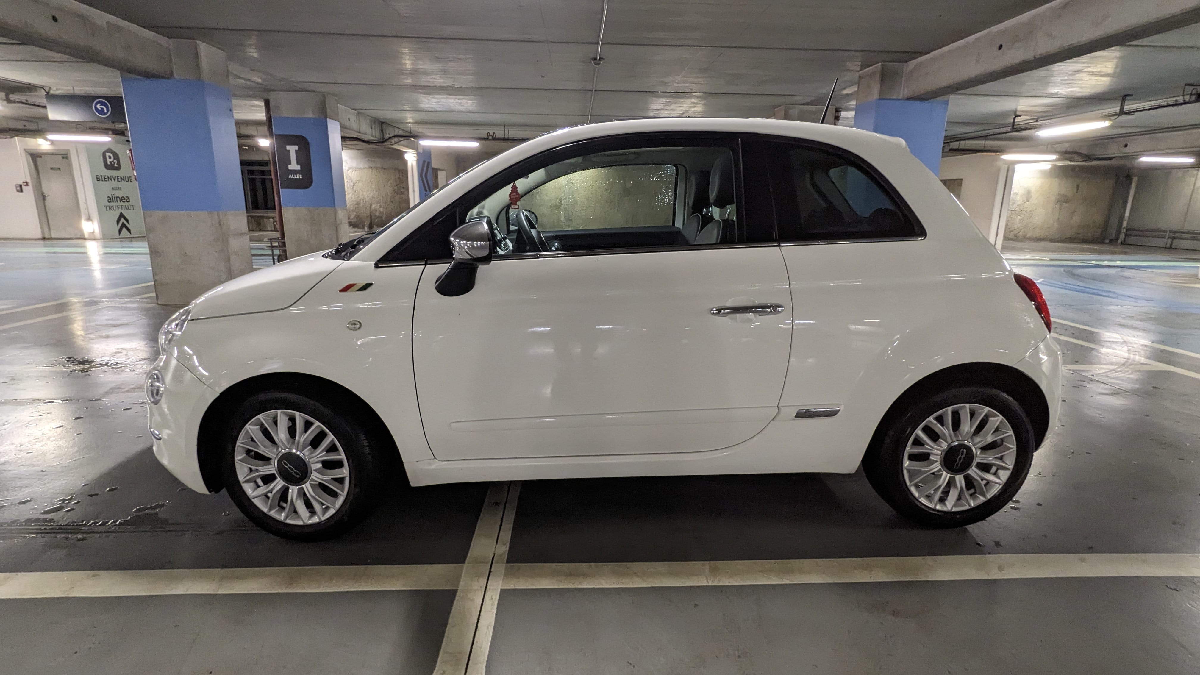 Fiat 500 Popstars avec GPS