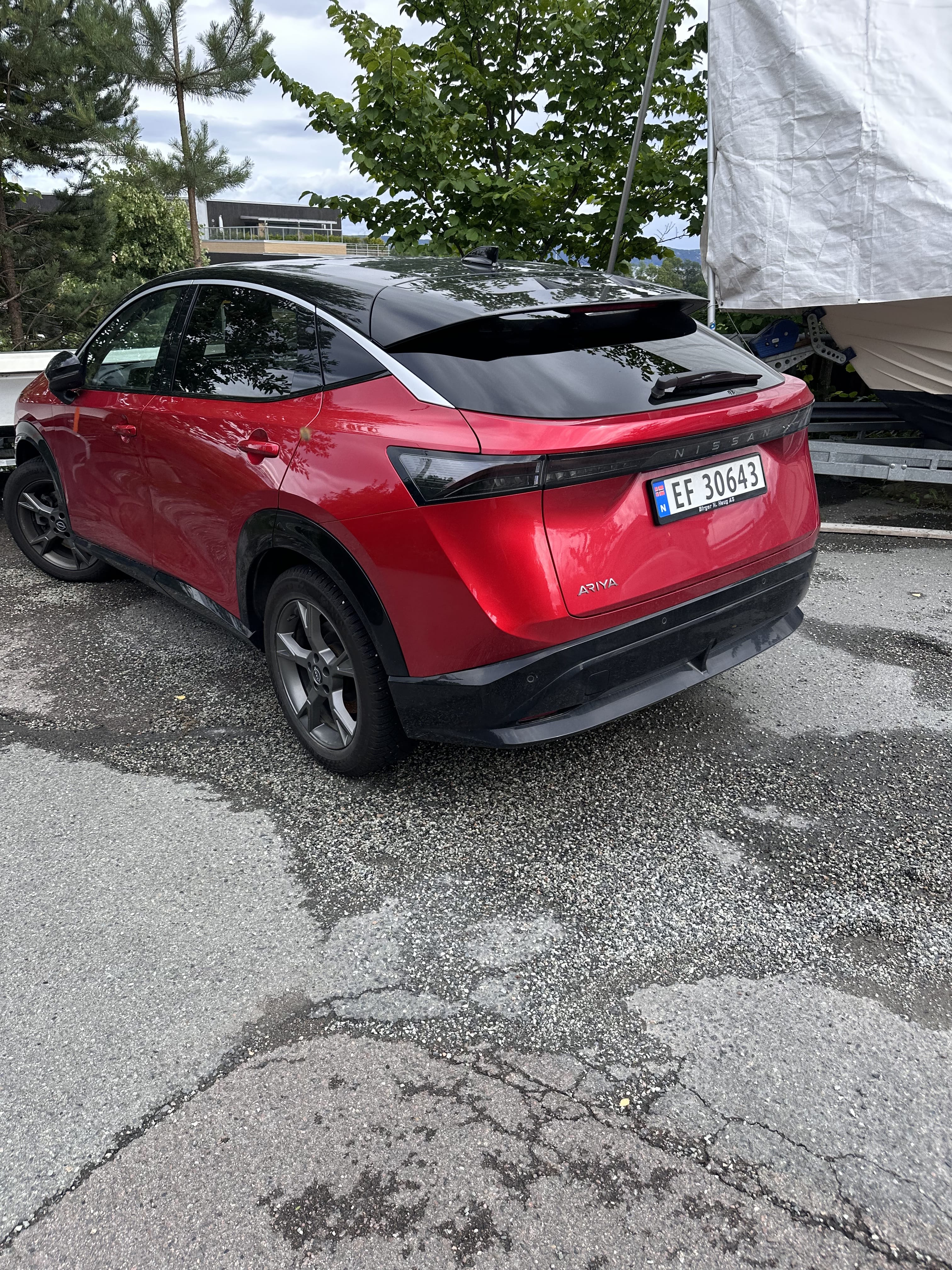 Nissan Ariya med GPS