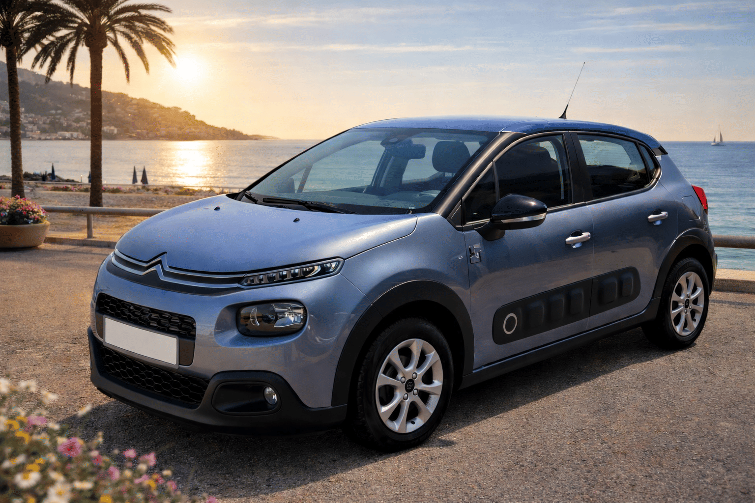 Citroen C3 essence grise, 2019, Essence 95