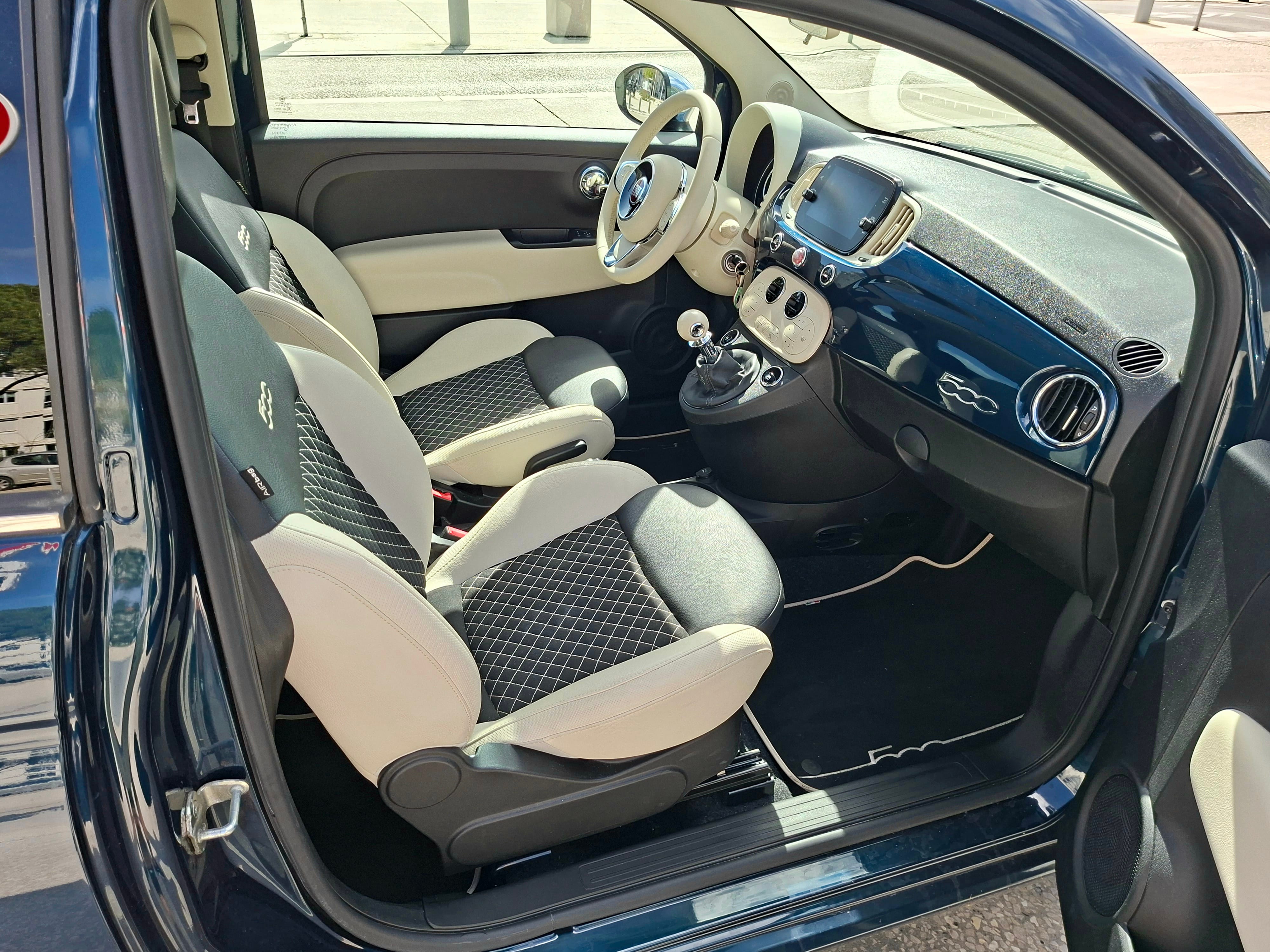 Fiat 500 avec Siège bébé