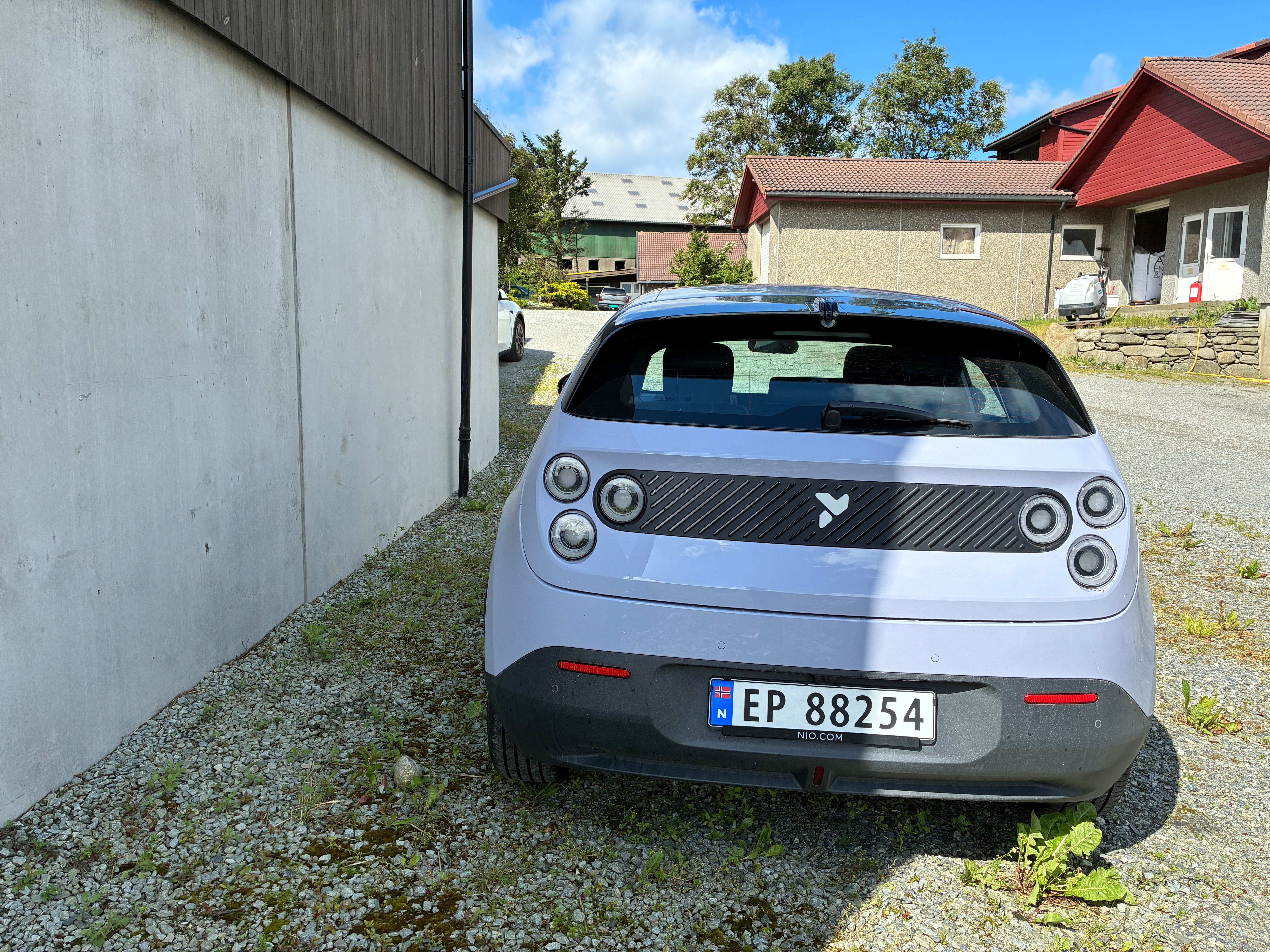 Nio Firefly med Ryggekamera