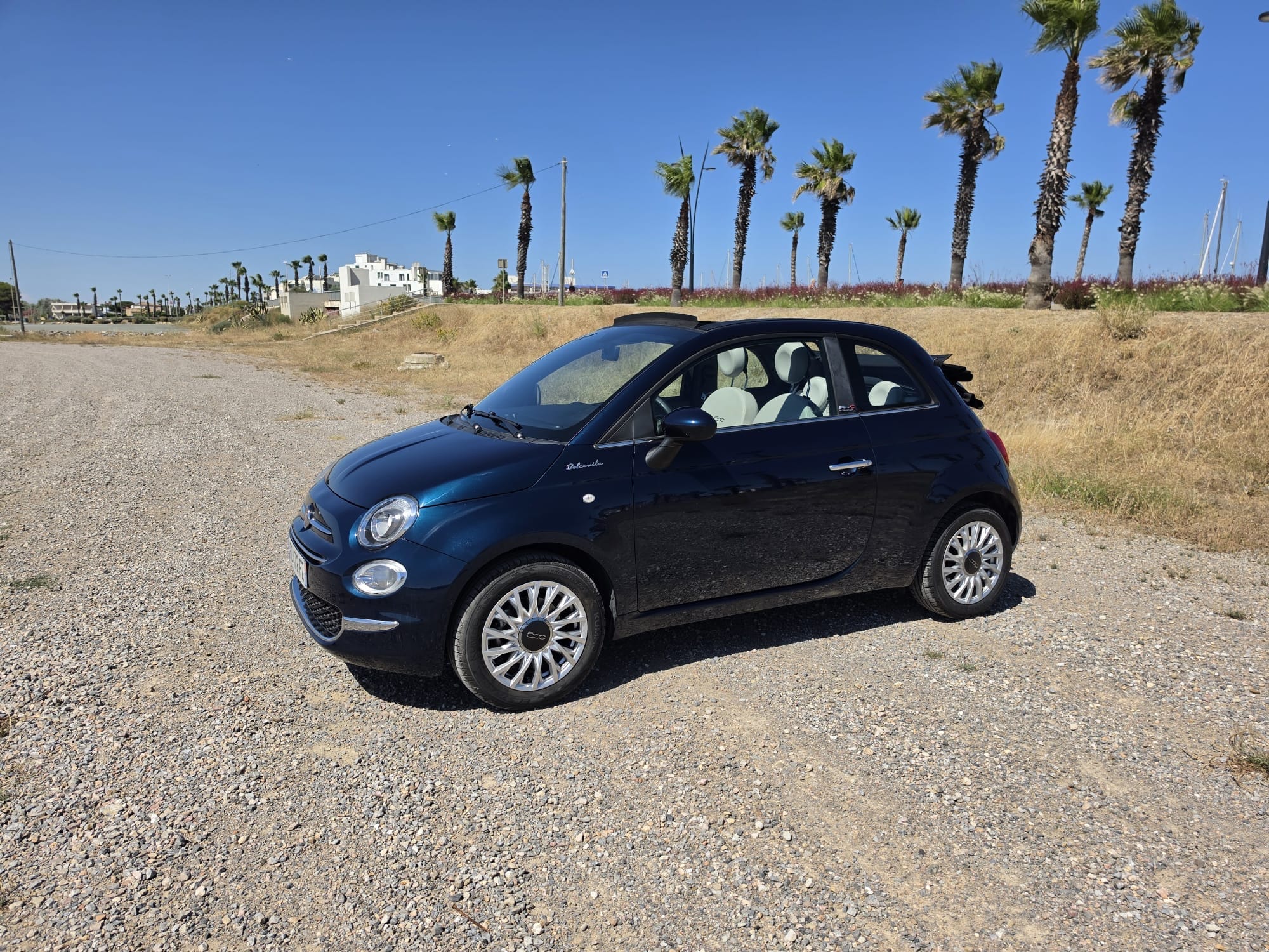 Fiat 500 C avec Climatisation