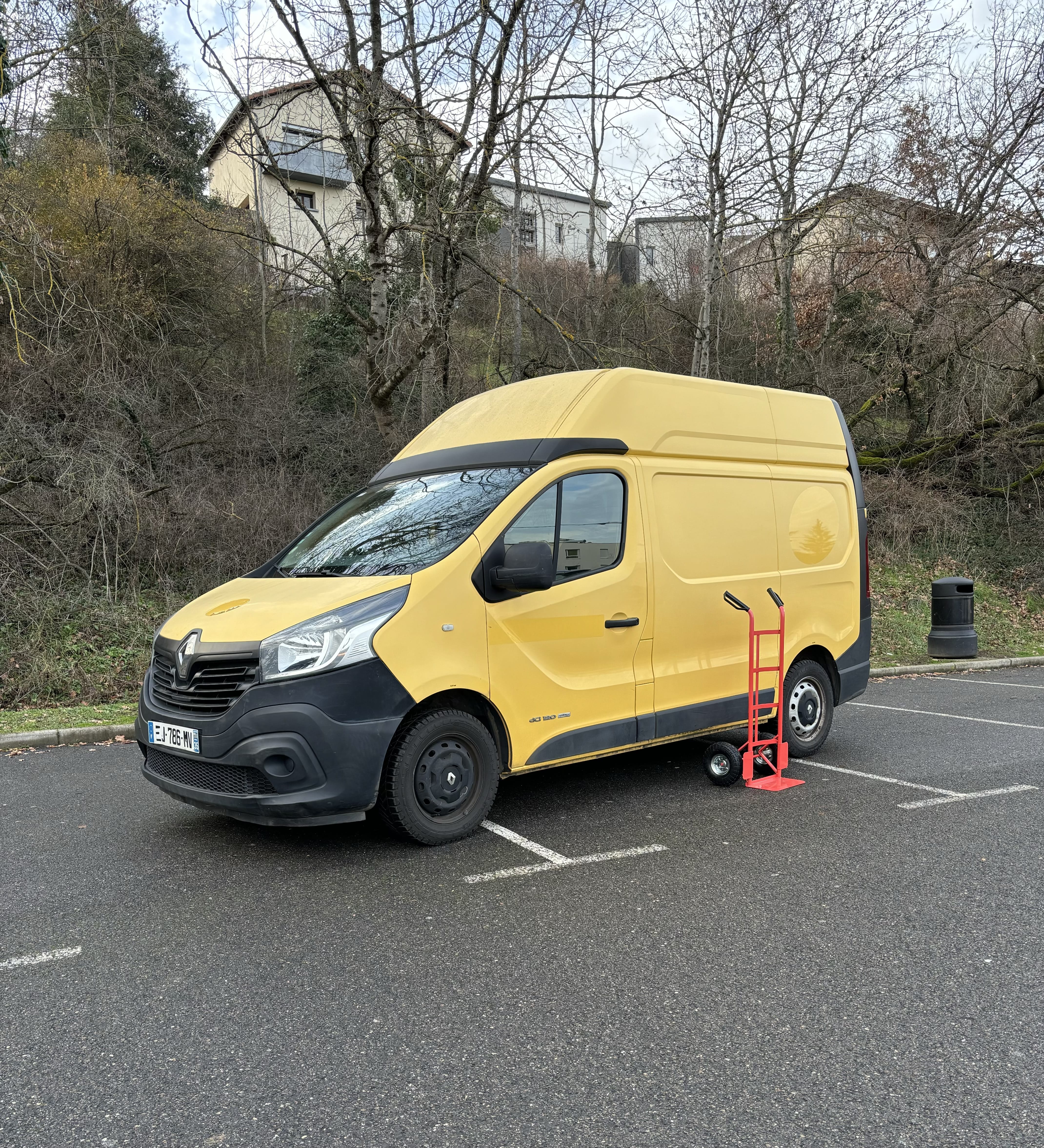 Renault Trafic Grand Volume 8M3 + Diable, 2017, Diesel
