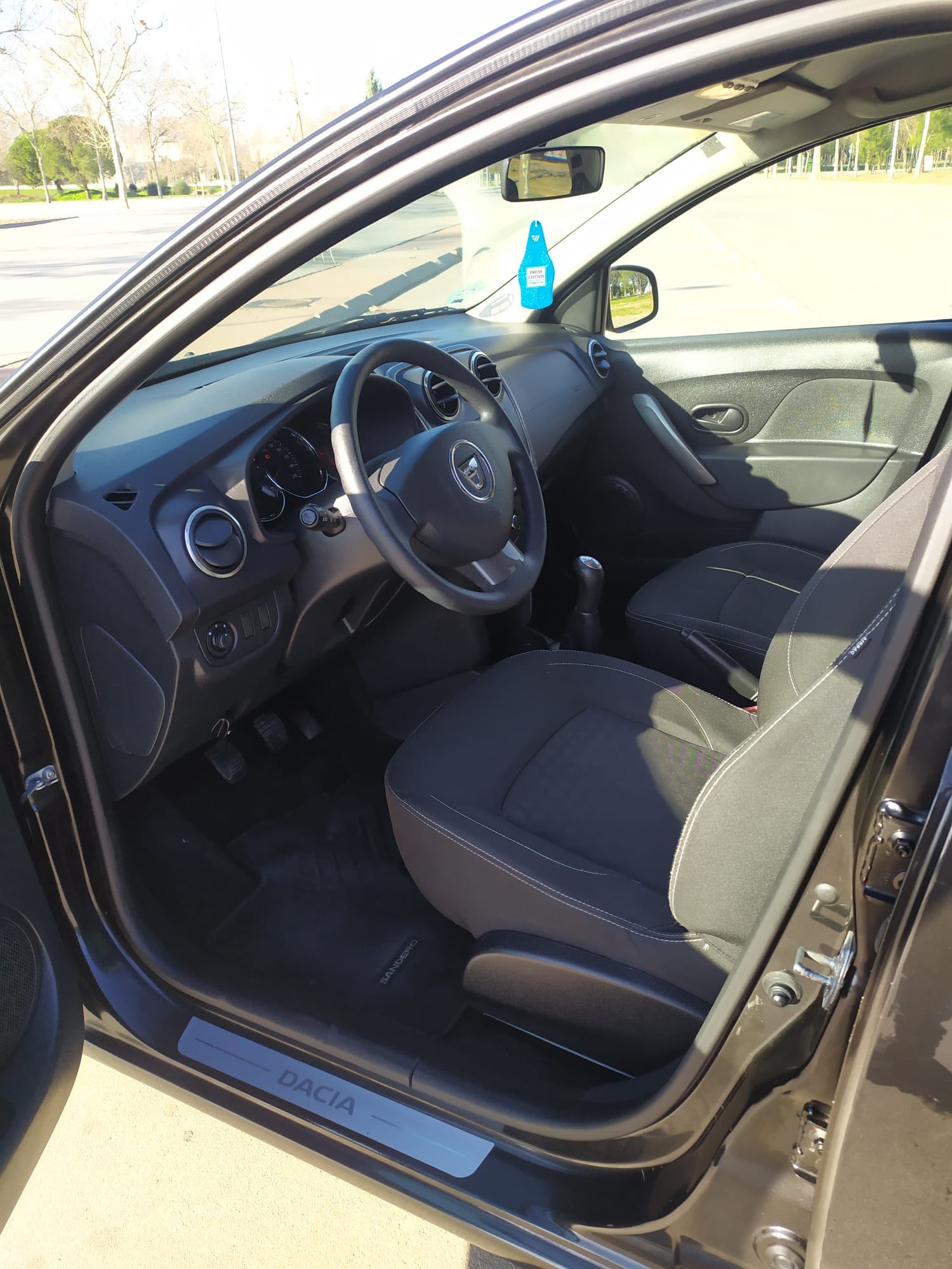 Dacia Sandero con Silla infantil