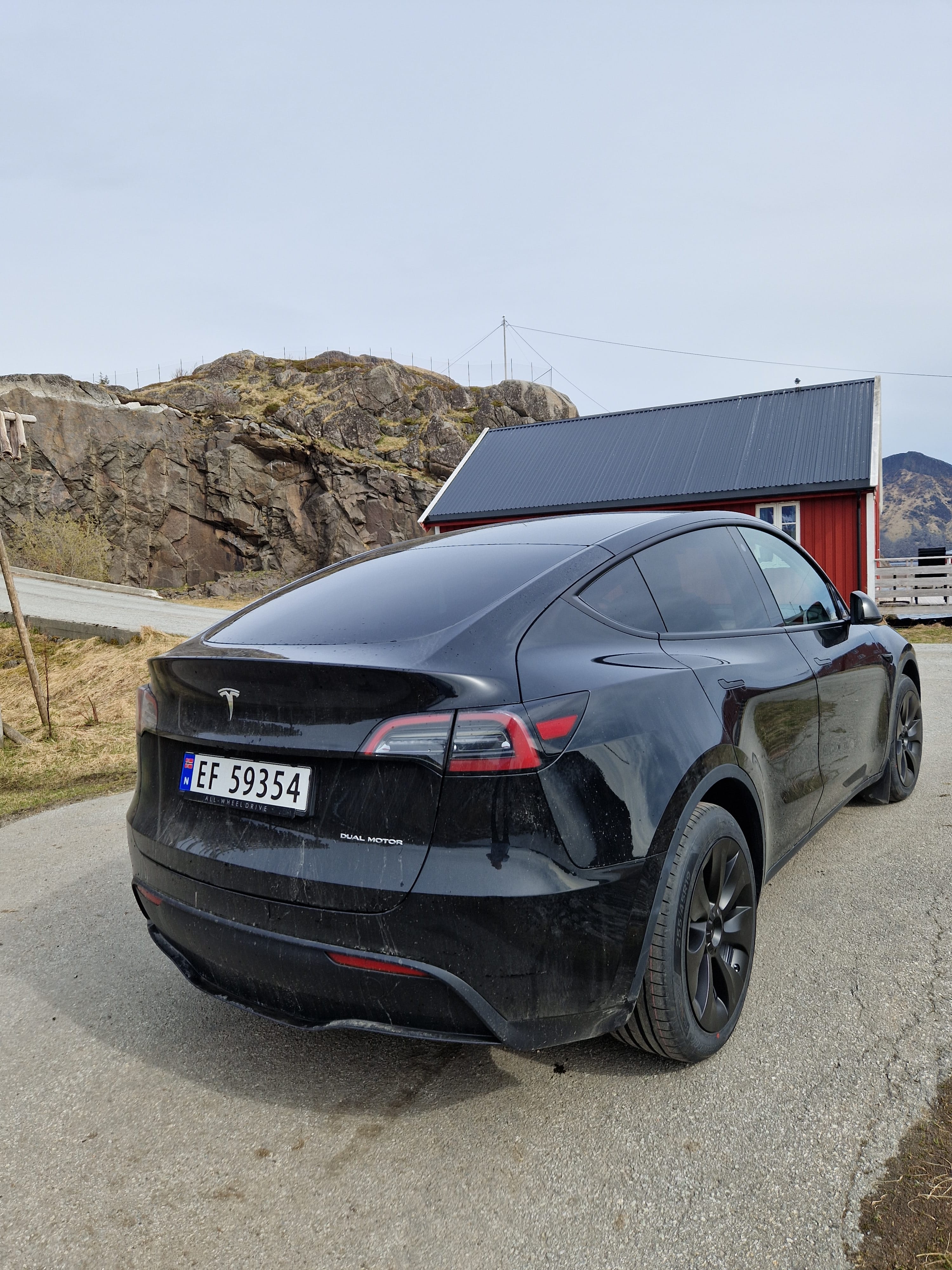 Tesla Model Y with Backup camera