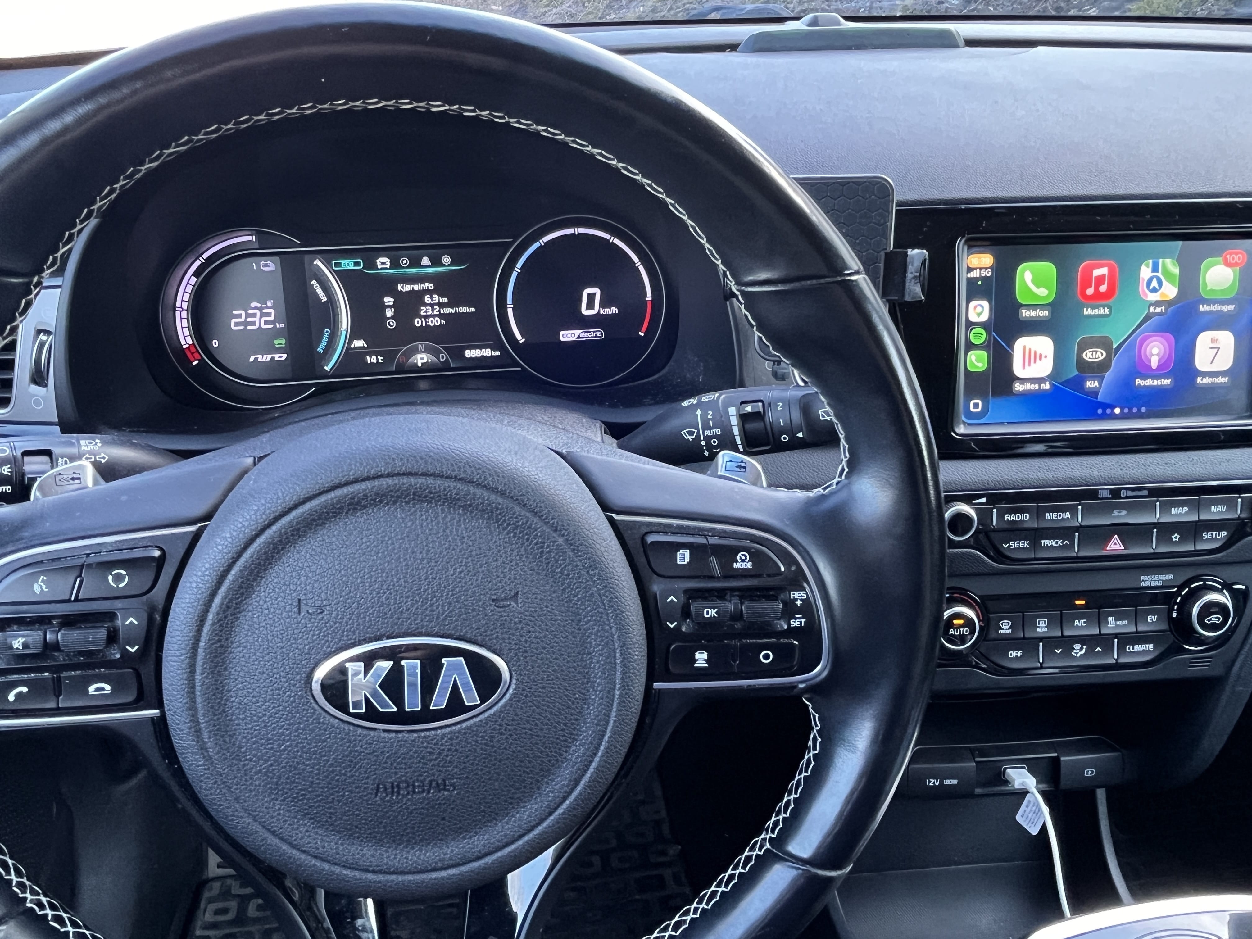 Kia e-Niro med Bluetooth audio