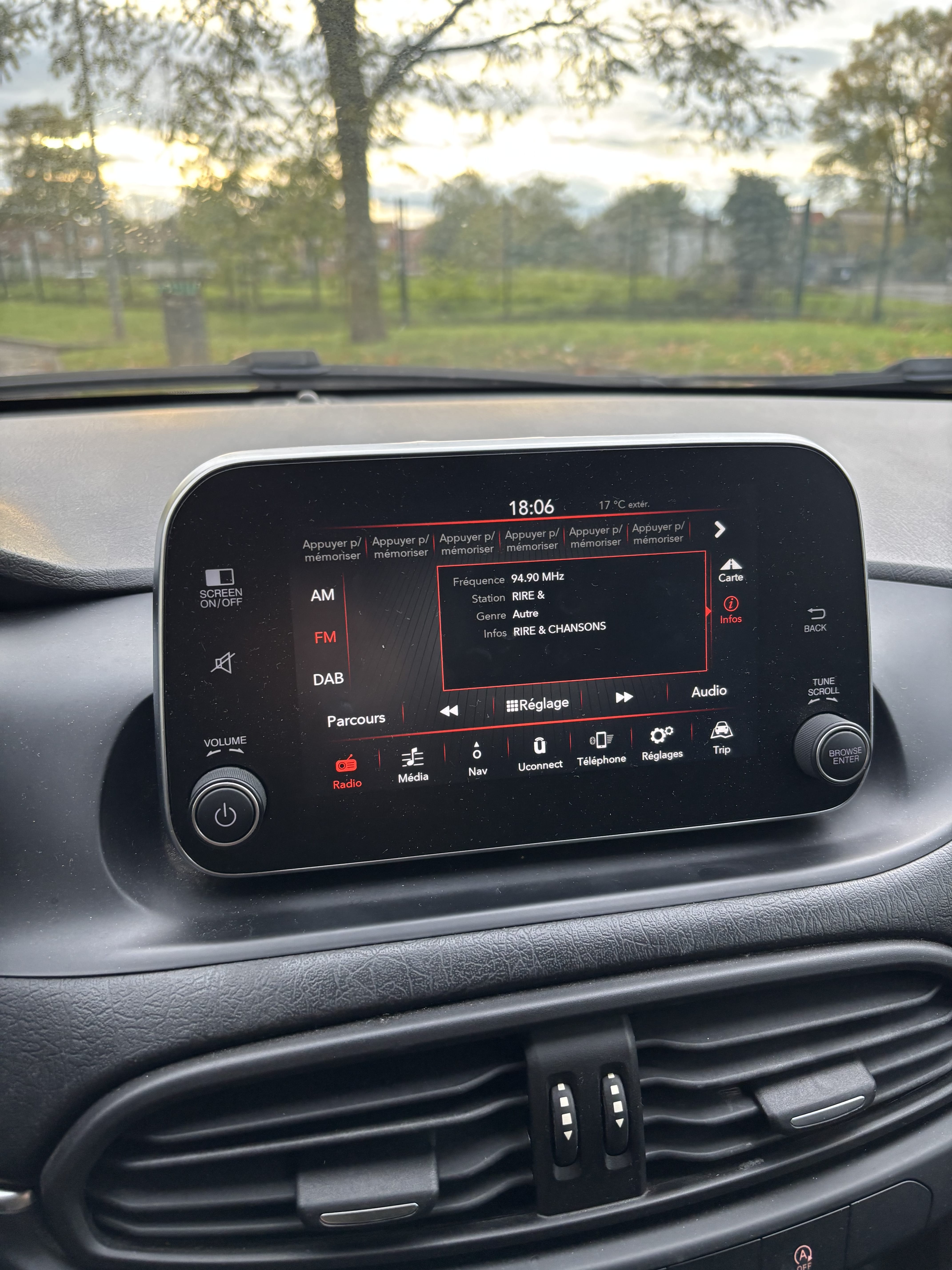 Fiat Tipo avec Audio Bluetooth