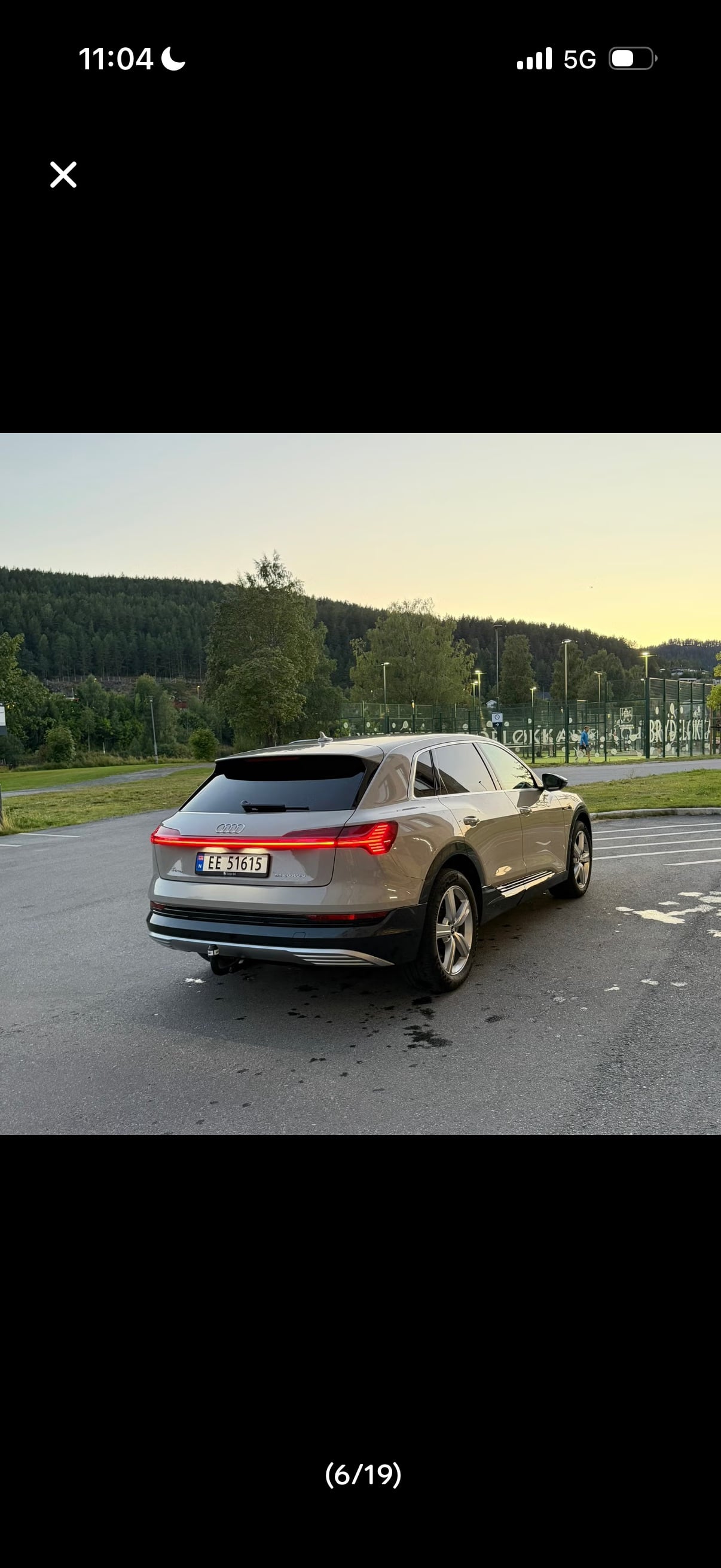 Audi e-tron 55 med GPS