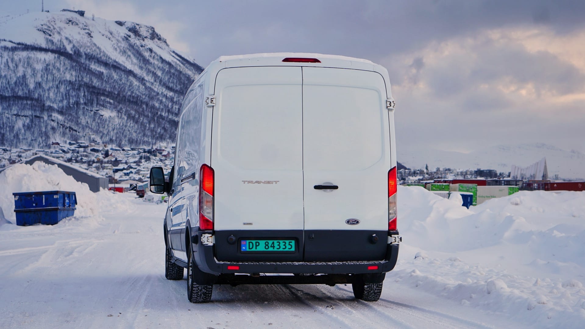 Ford Transit Varebil met GPS