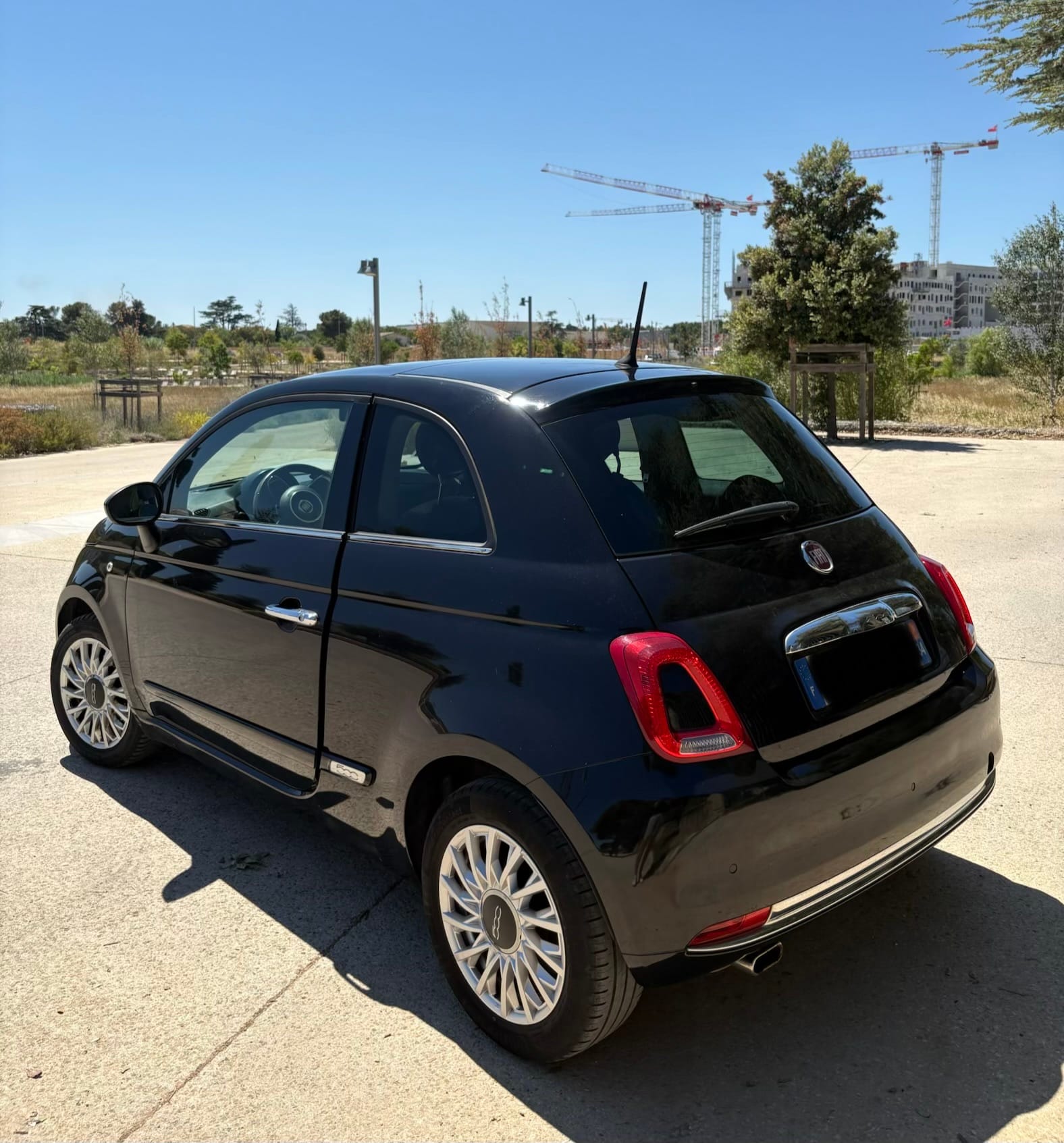 Fiat 500 avec GPS