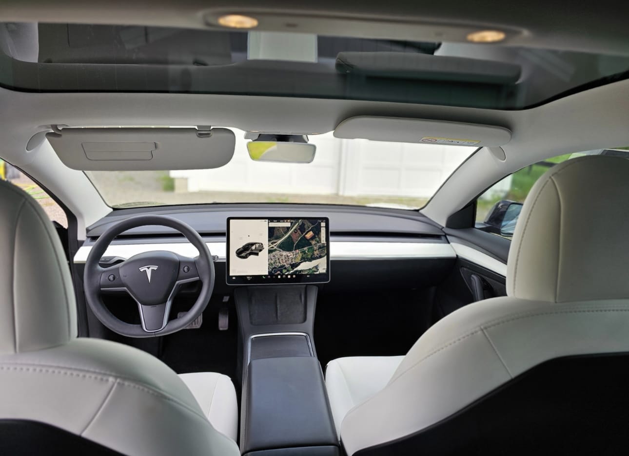 Tesla Model 3 med Cruisekontroll