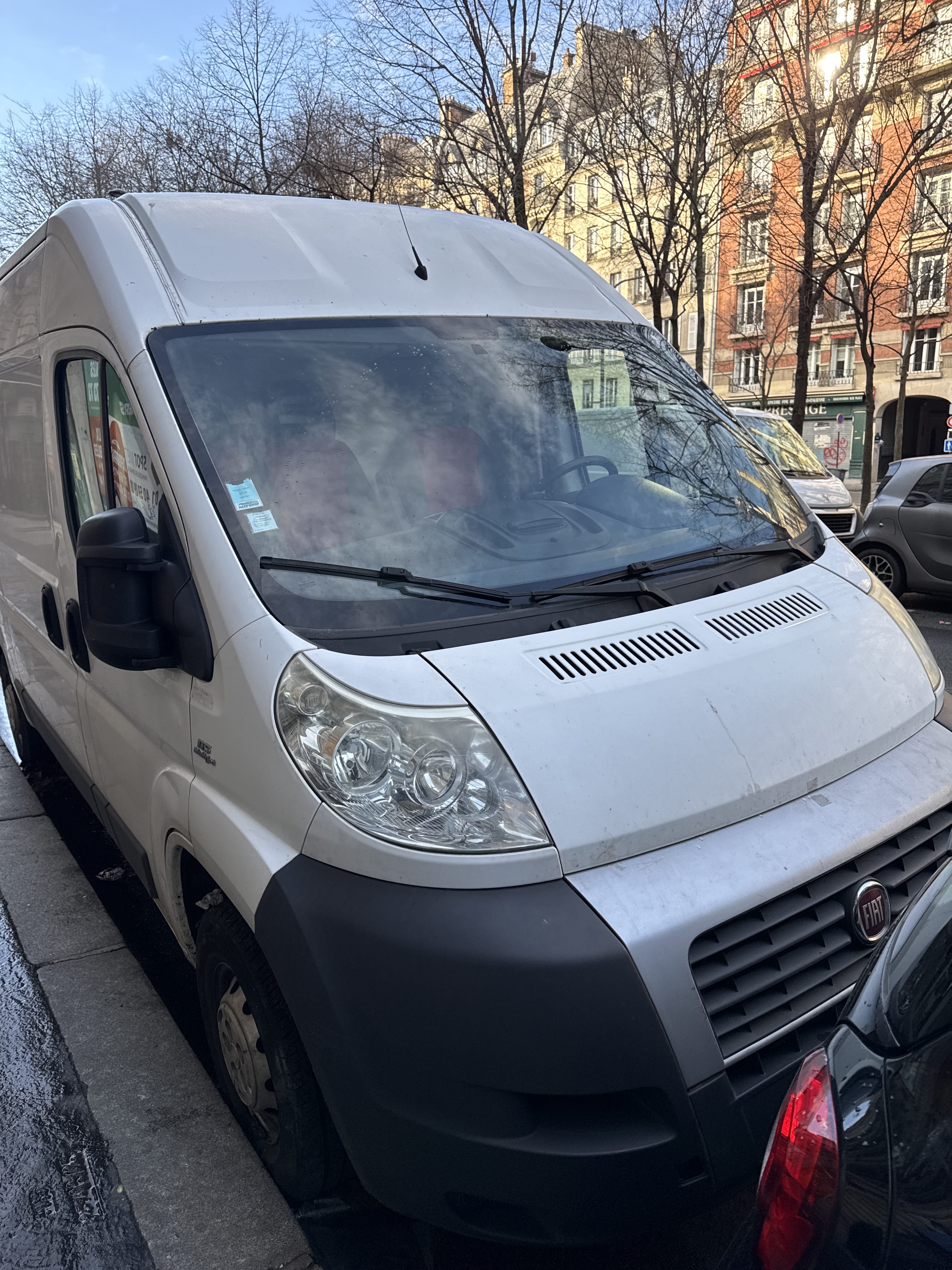 Fiat Ducato mit Dashcam