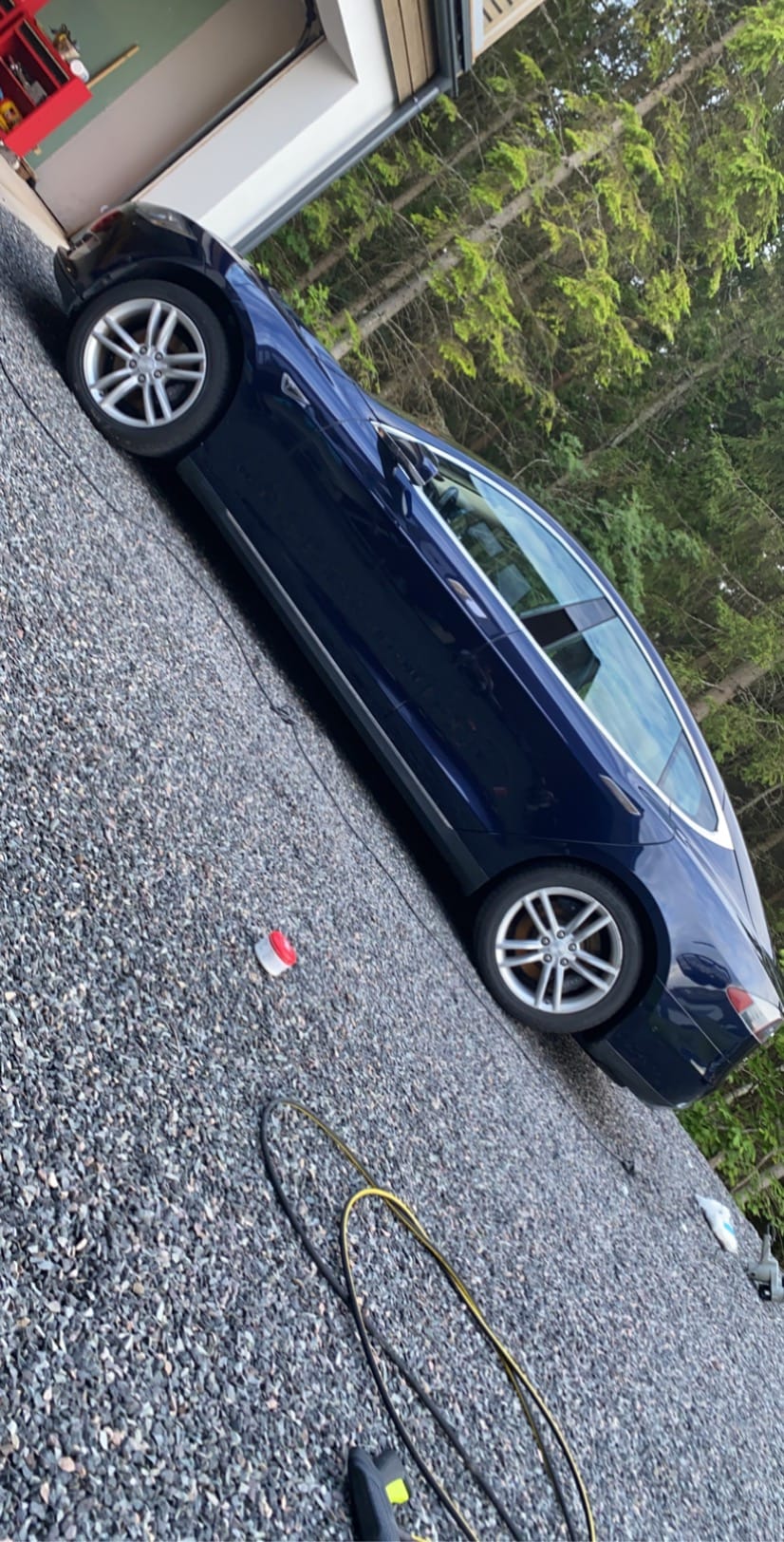 Tesla Model S med Aircondition