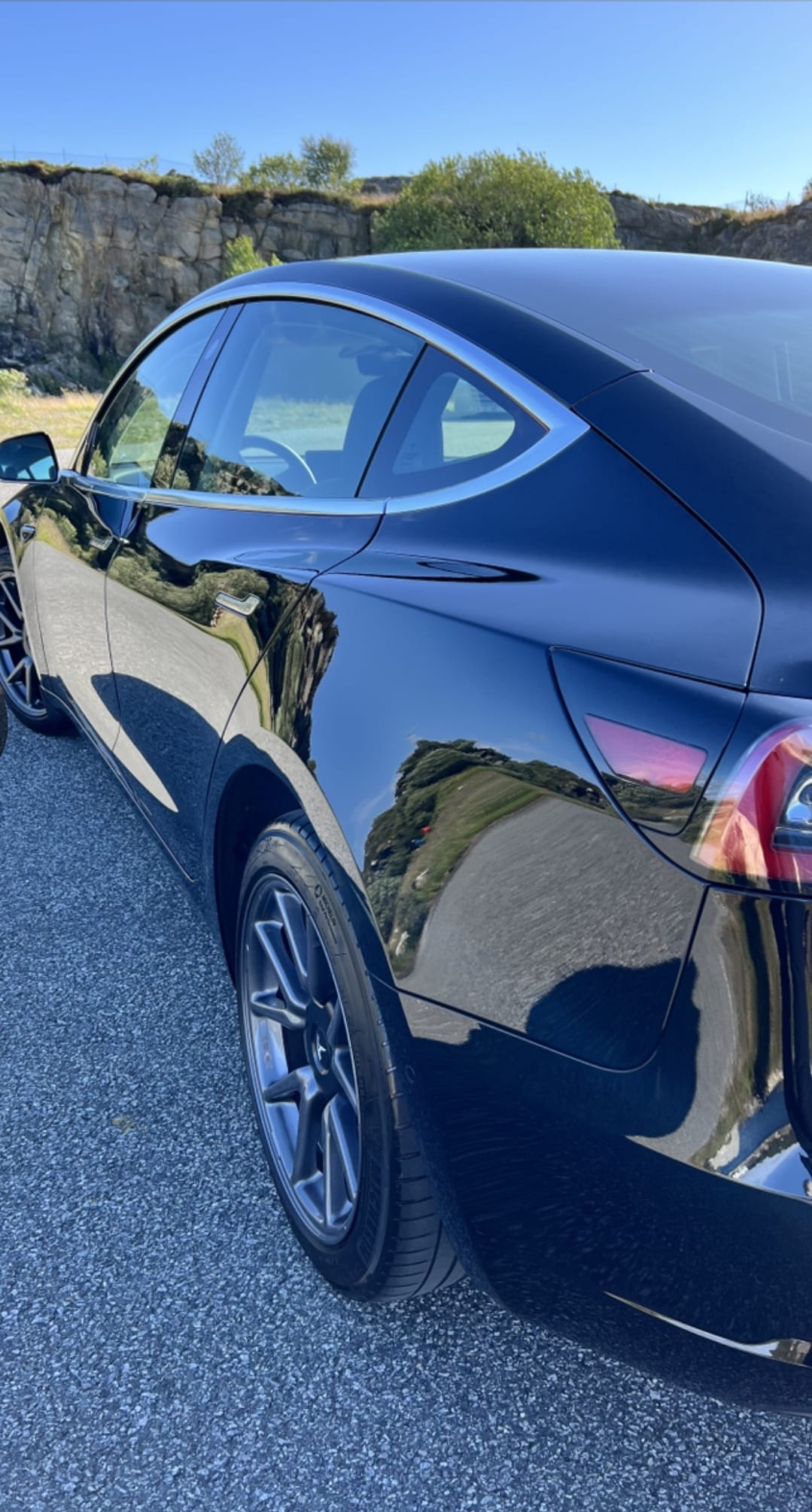 Tesla Model 3 med Aircondition