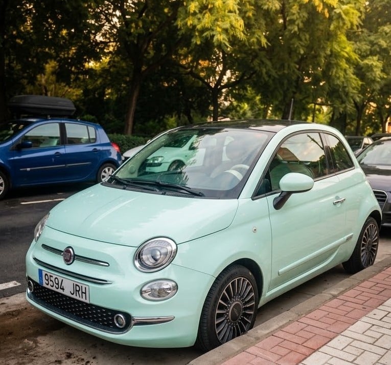 Fiat 500 Lounge, 2016, Gasolina 95, Automático