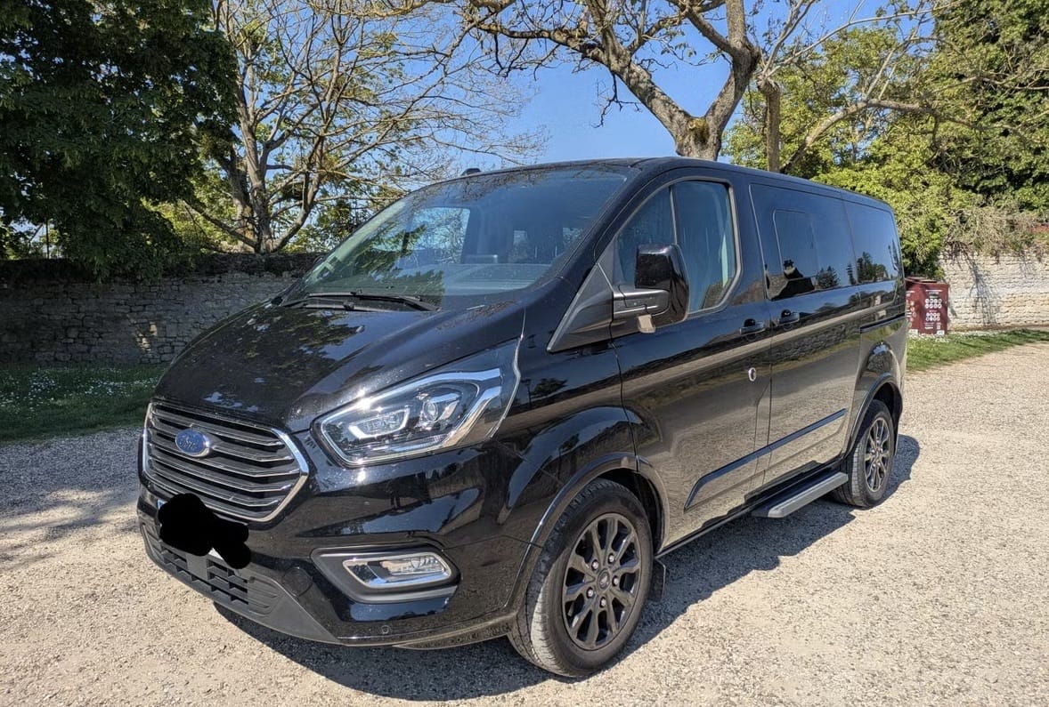 Ford Tourneo Custom, 2021, Diesel, automatique, 8 places
