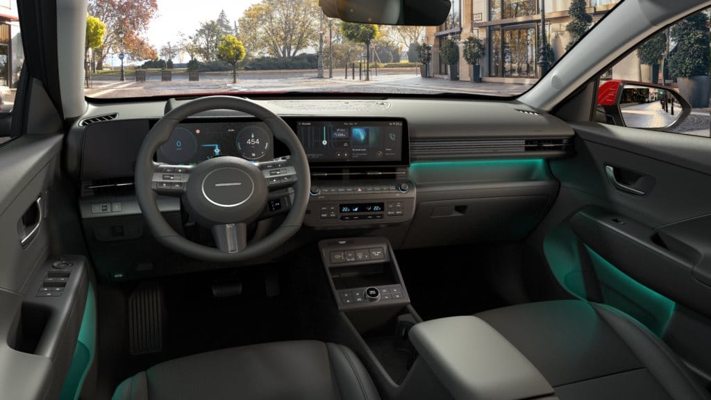 Hyundai Kona Electric 2024. 514 WLTP, faktisk kjørelengde varierer etter værforholdene og kjøremåte. med Dashcam