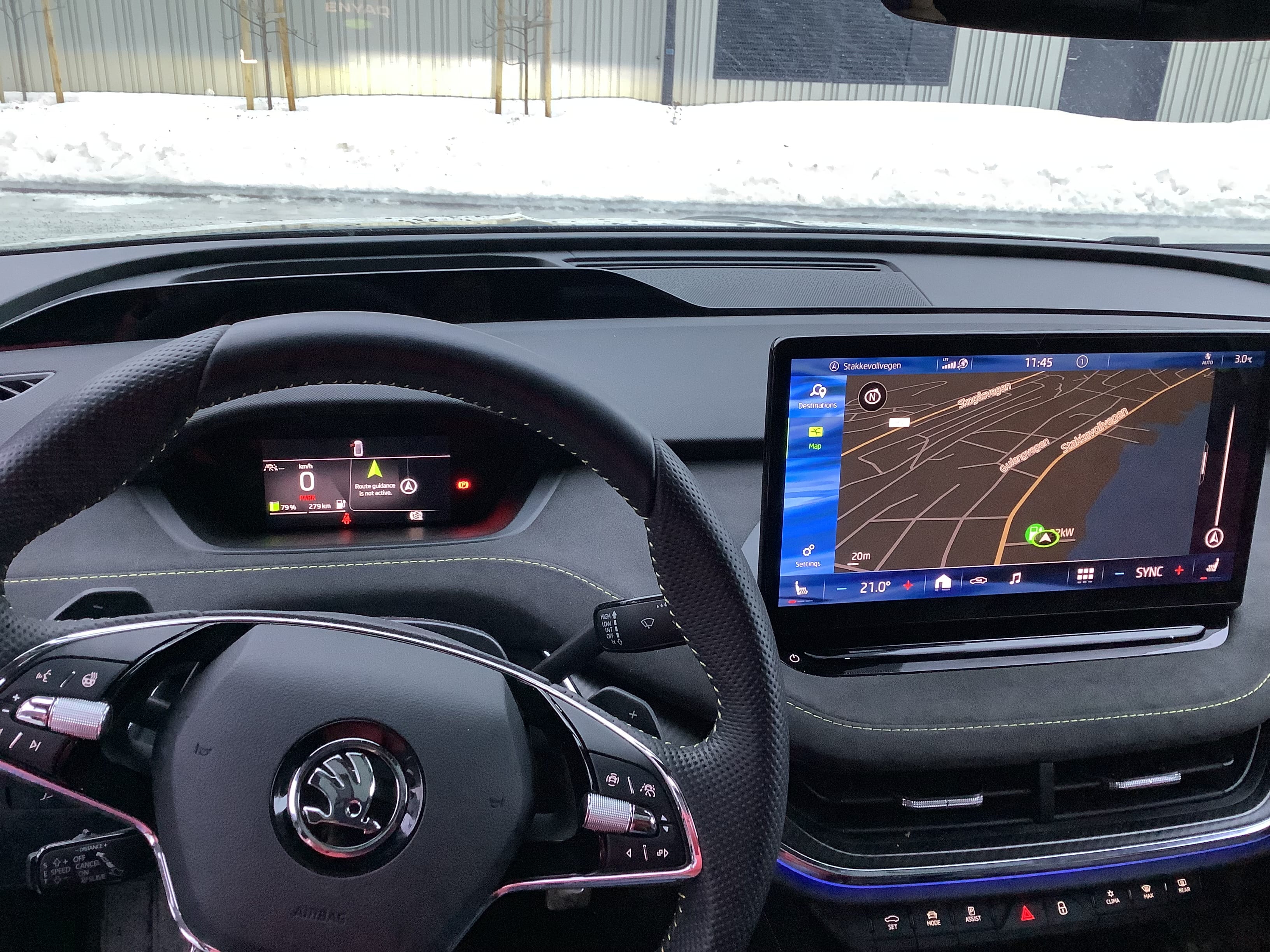 Skoda Enyaq 60 with Cruise control